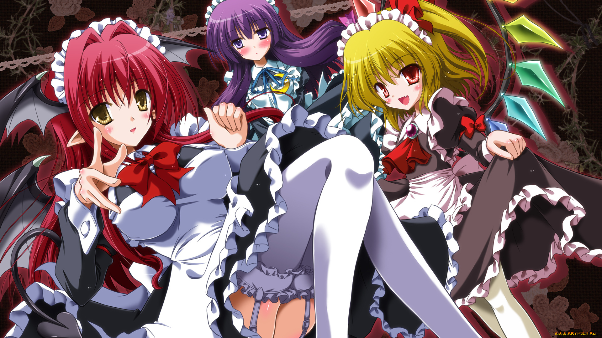аниме, touhou, highschool, dxd