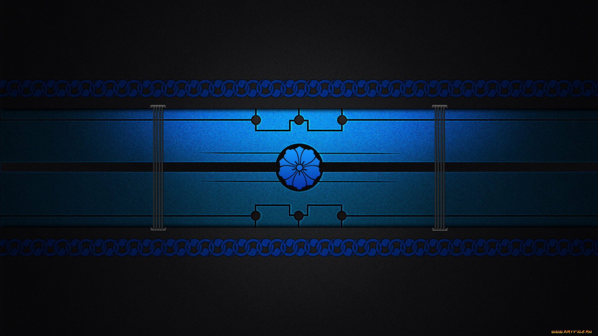 3д, графика, textures, текстуры, тёмный, синий