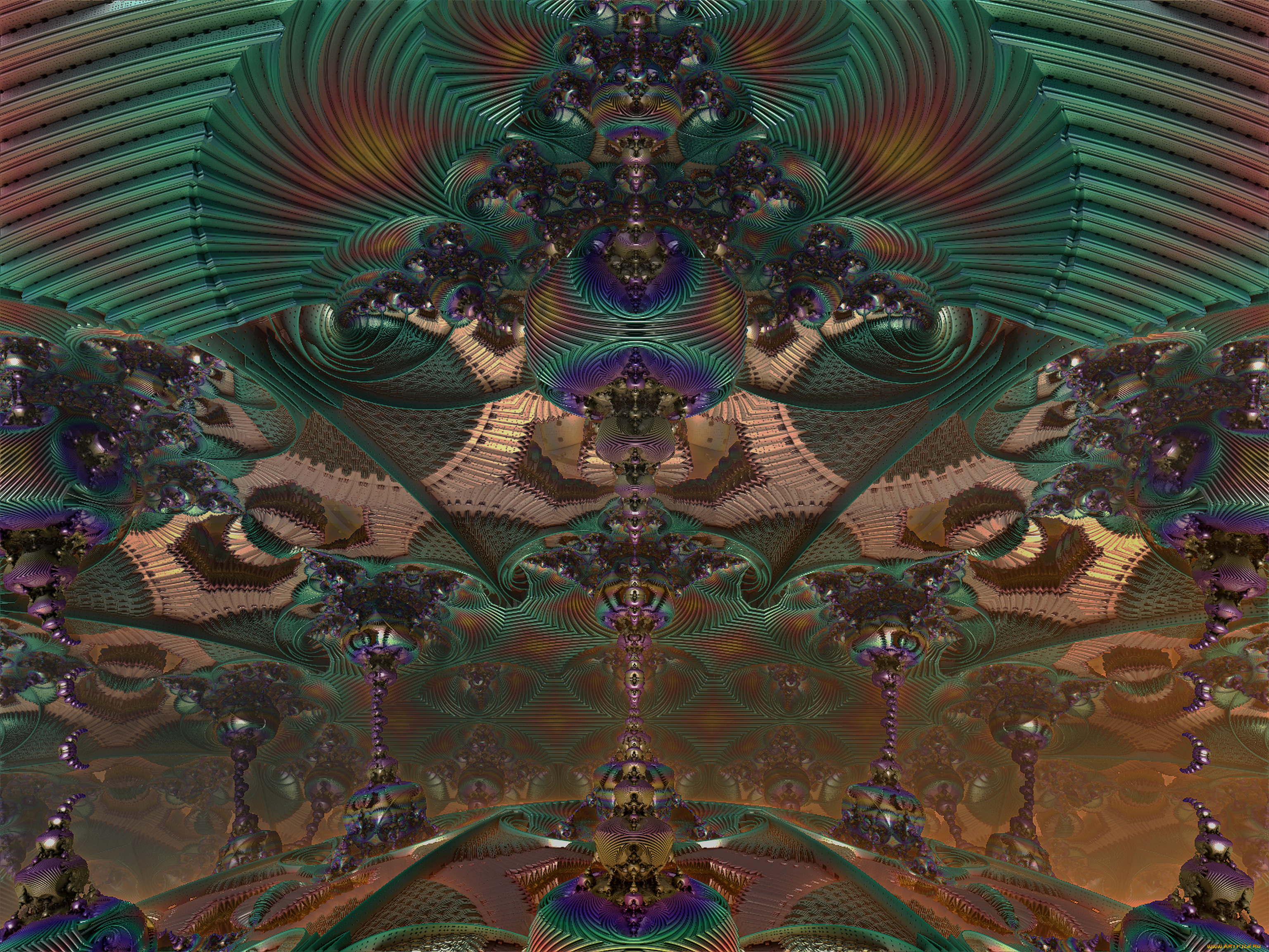 3д, графика, fractal, фракталы, абстракция, узор