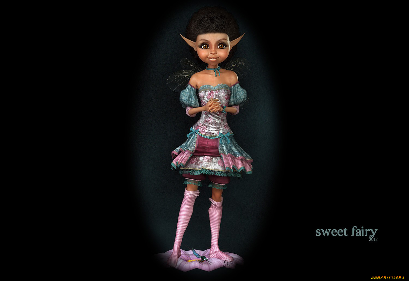 3д, графика, elves, эльфы, sweet, fairy