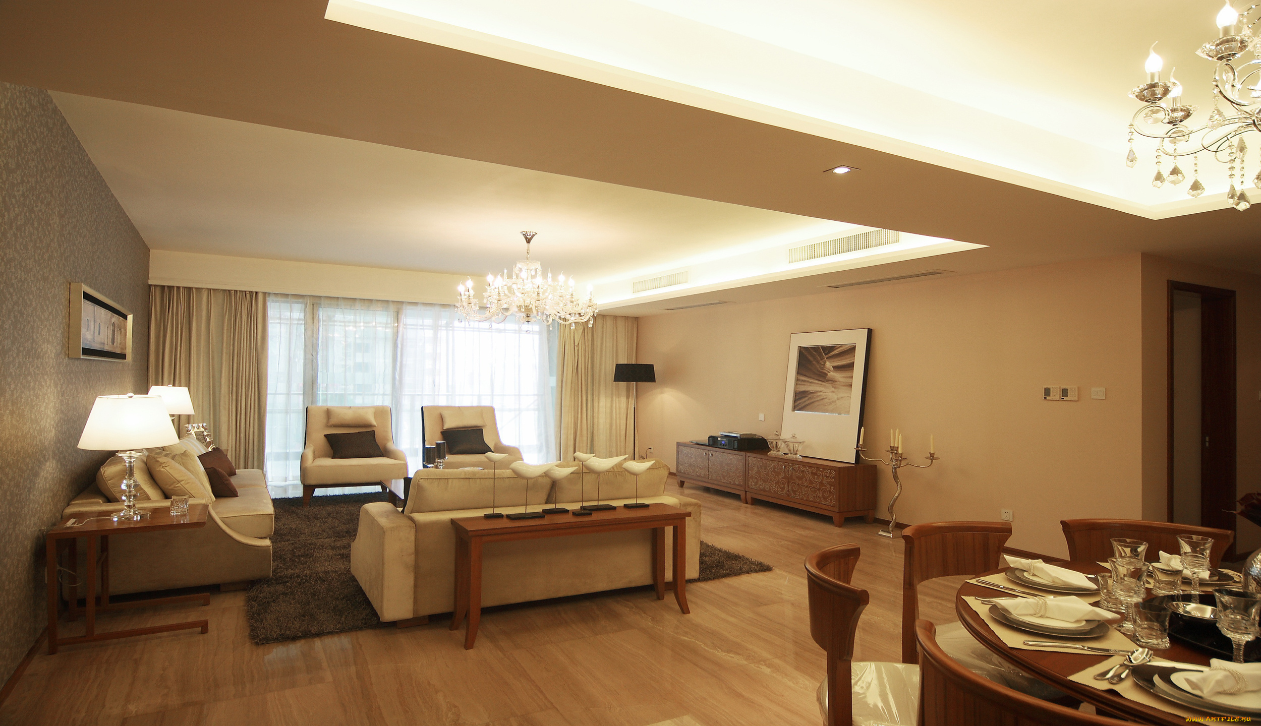 интерьер, другое, кресла, диван, стол, подушки