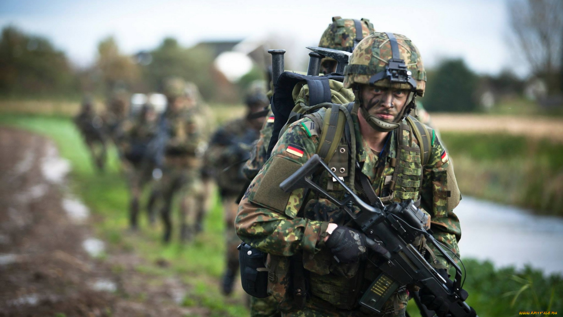 оружие, армия, спецназ, солдаты, german, army, fallschirmjаger