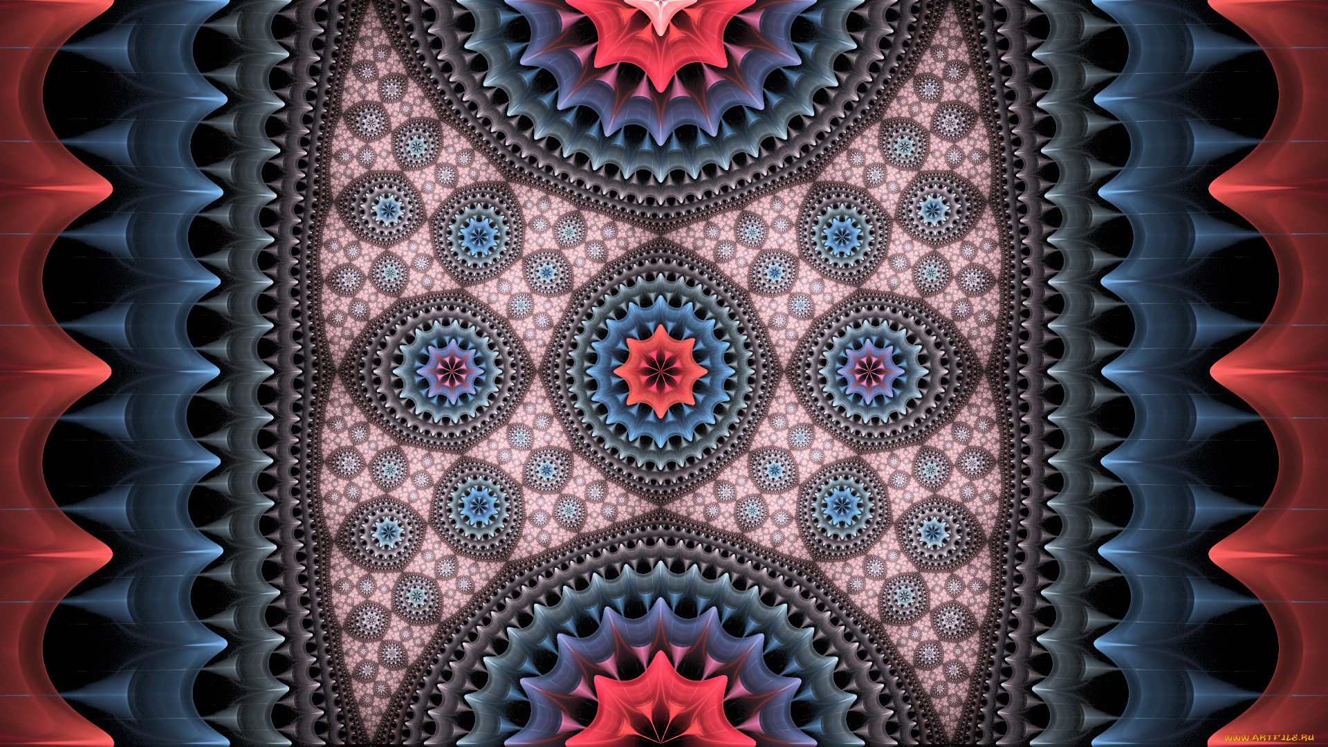 3д, графика, фракталы, , fractal, цвета, фон, узор