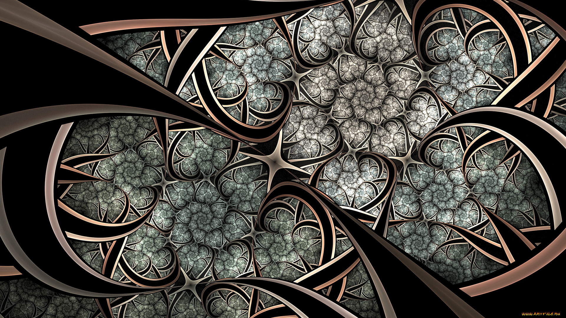 3д, графика, фракталы, , fractal, цвета, фон, узор