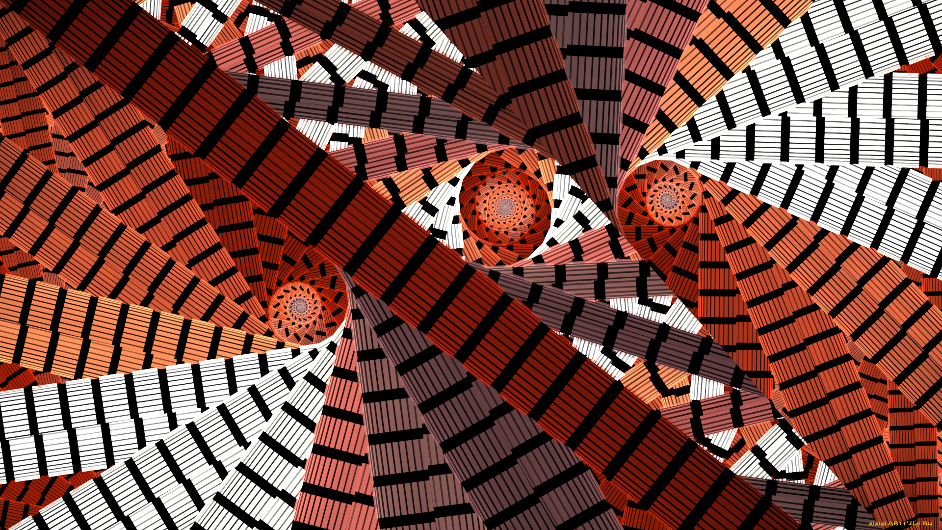 3д, графика, фракталы, , fractal, цвета, узор, фон