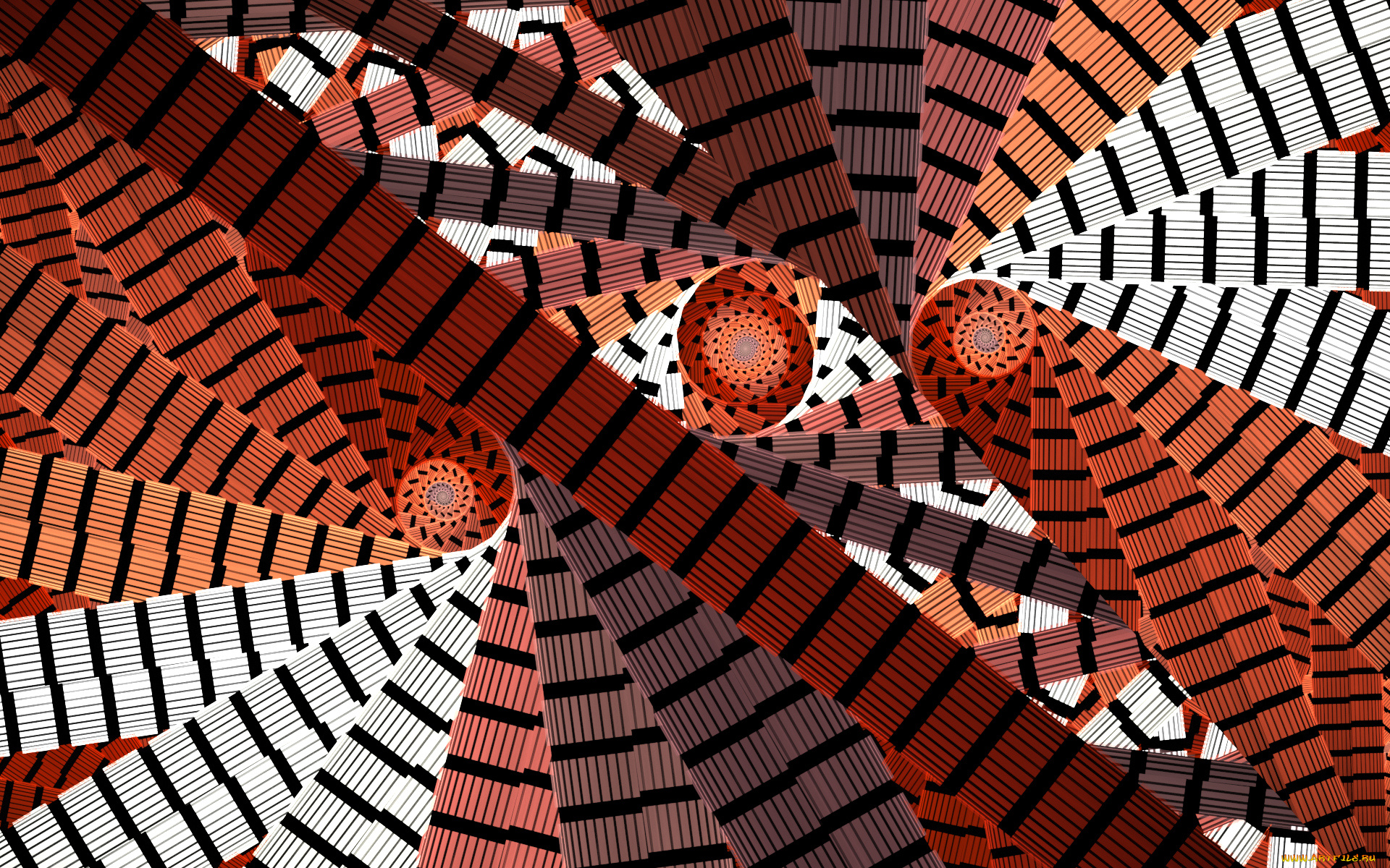 3д, графика, фракталы, , fractal, цвета, узор, фон