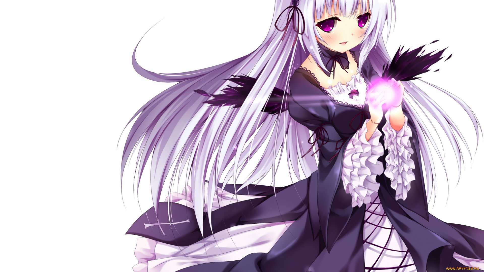 аниме, rozen, maiden, девушка, nironiro, арт, suigintou, rozen, maiden