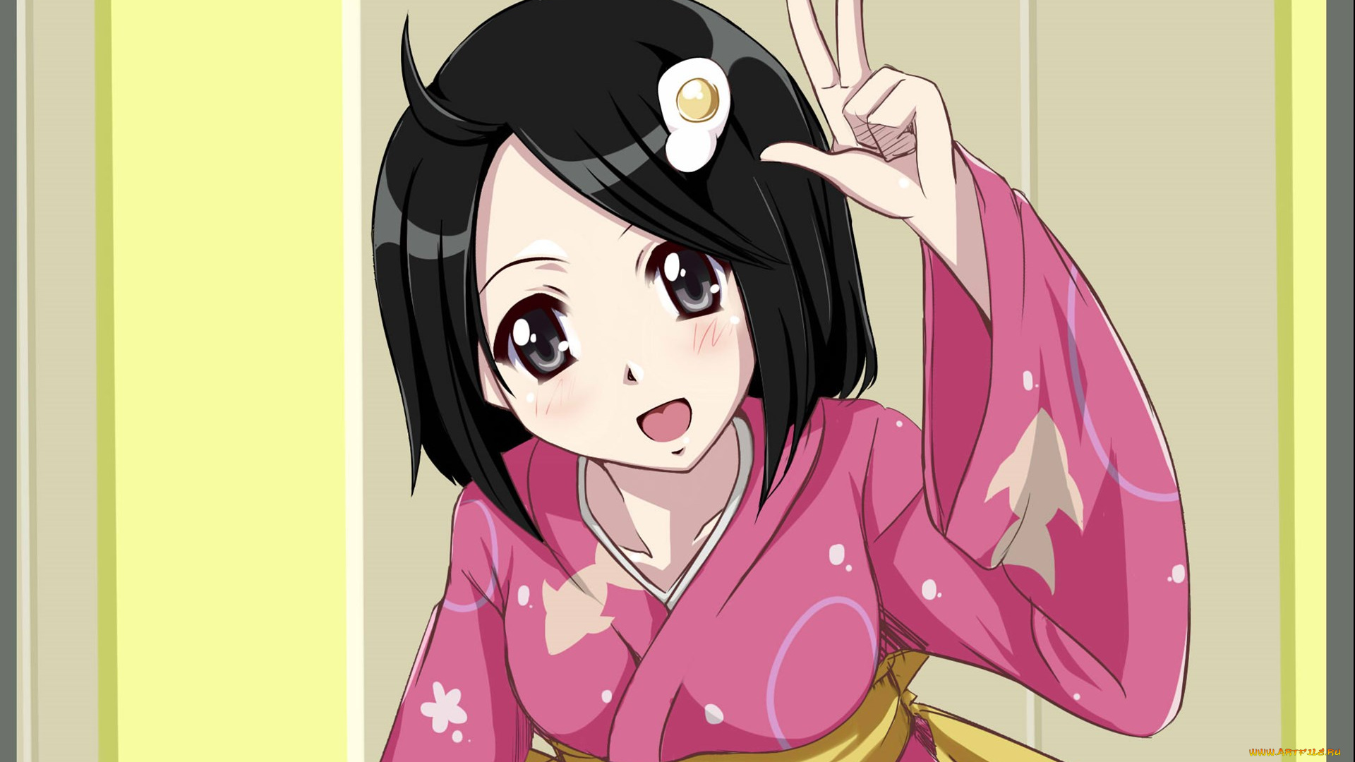 аниме, unknown, , другое, фон, взгляд, девушка