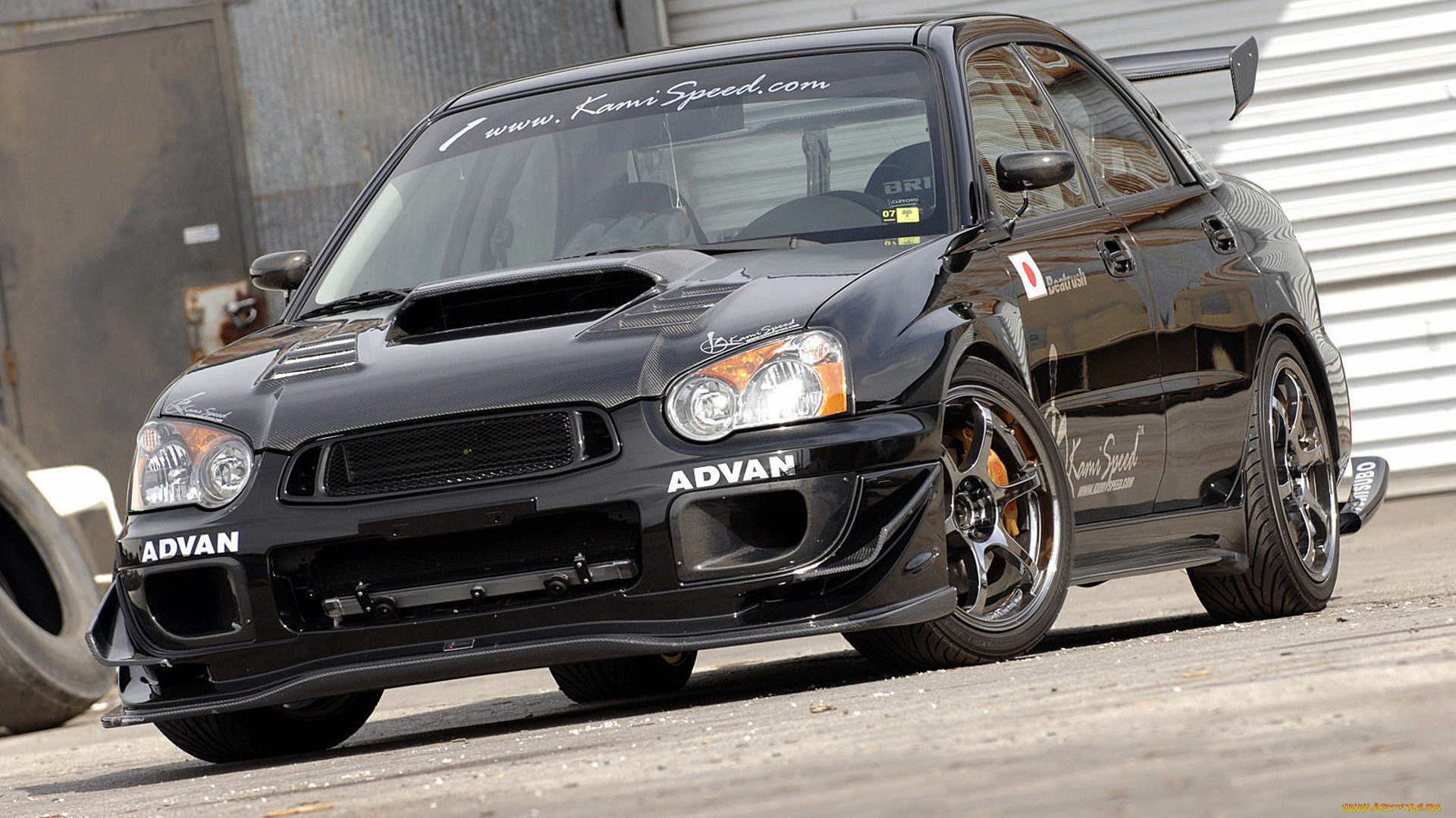 автомобили, subaru, тюнинг, темная, субару, impreza