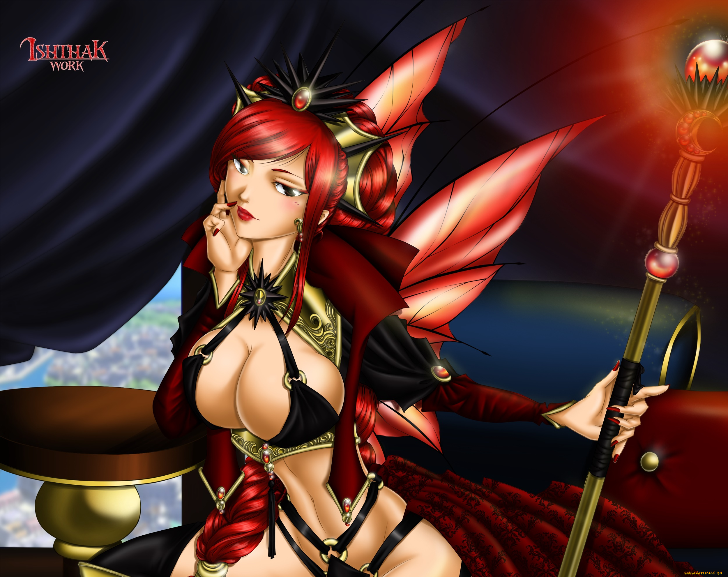 аниме, животные, , существа, фон, взгляд, девушка