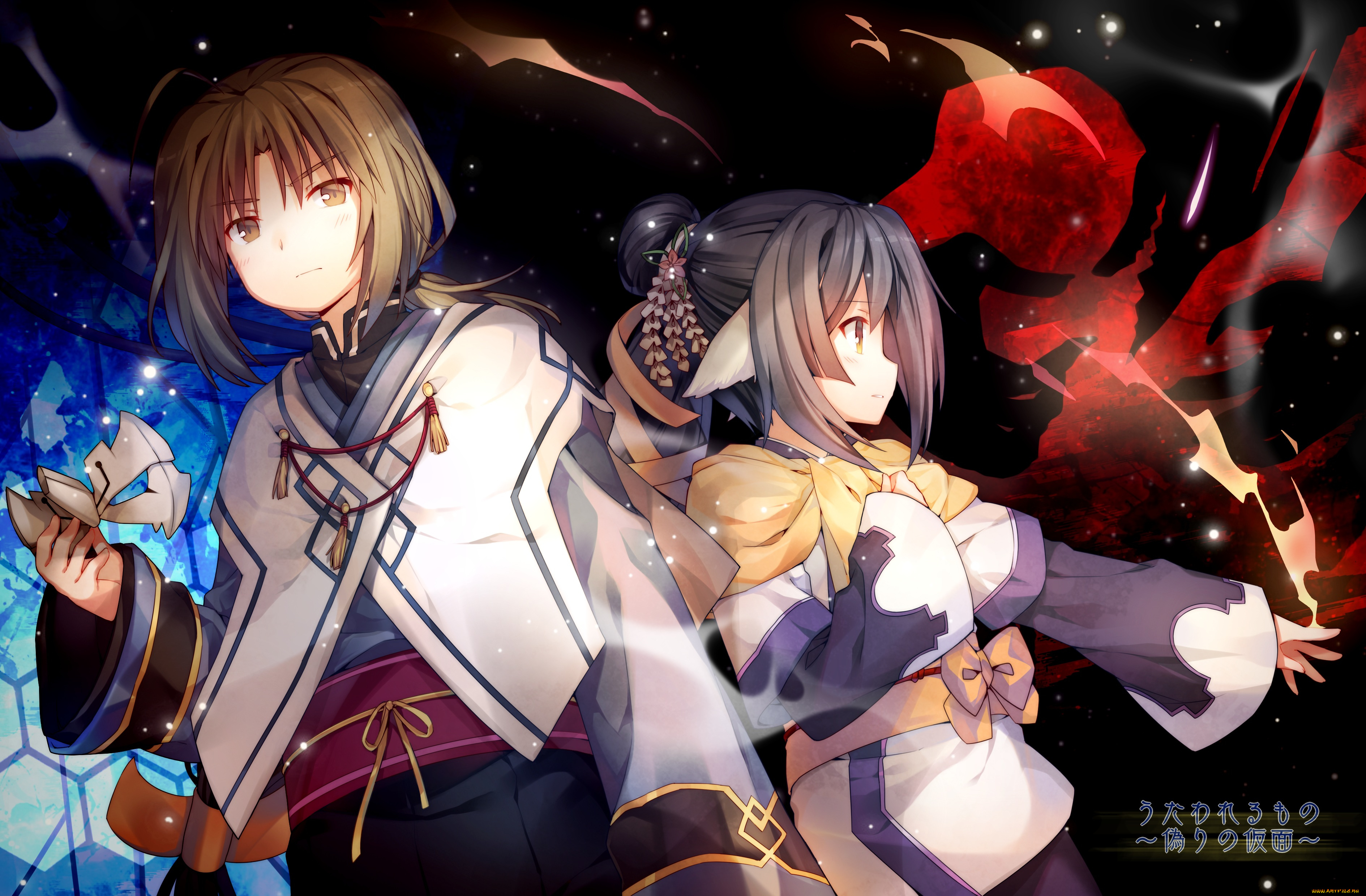 аниме, unknown, , другое, фон, взгляд, девушки