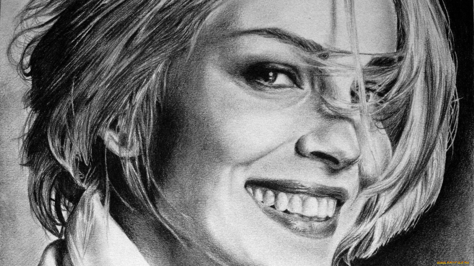 sharon, stown, рисованное, люди, девушка, фон, взгляд, улыбка, актриса, знаменитость