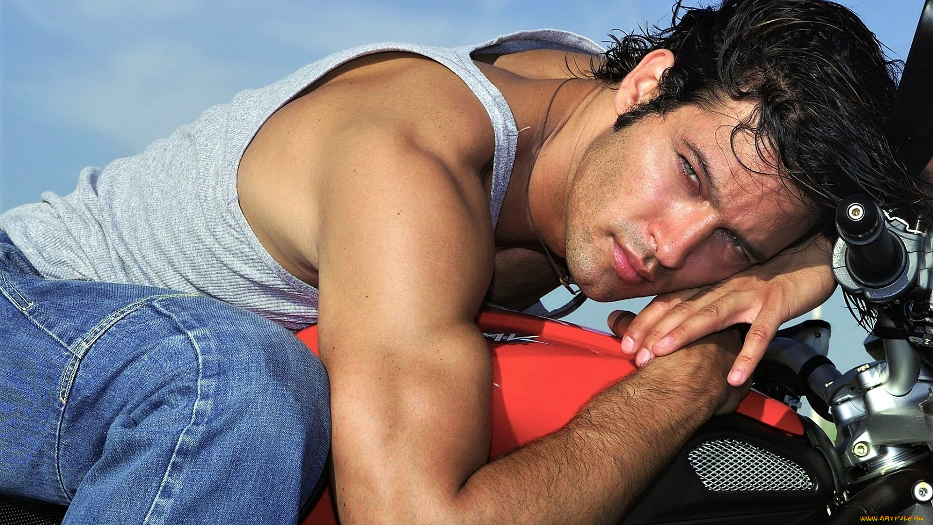 мужчины, gabriel, garko, взгляд