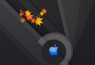 Картинка компьютеры apple фон логотип