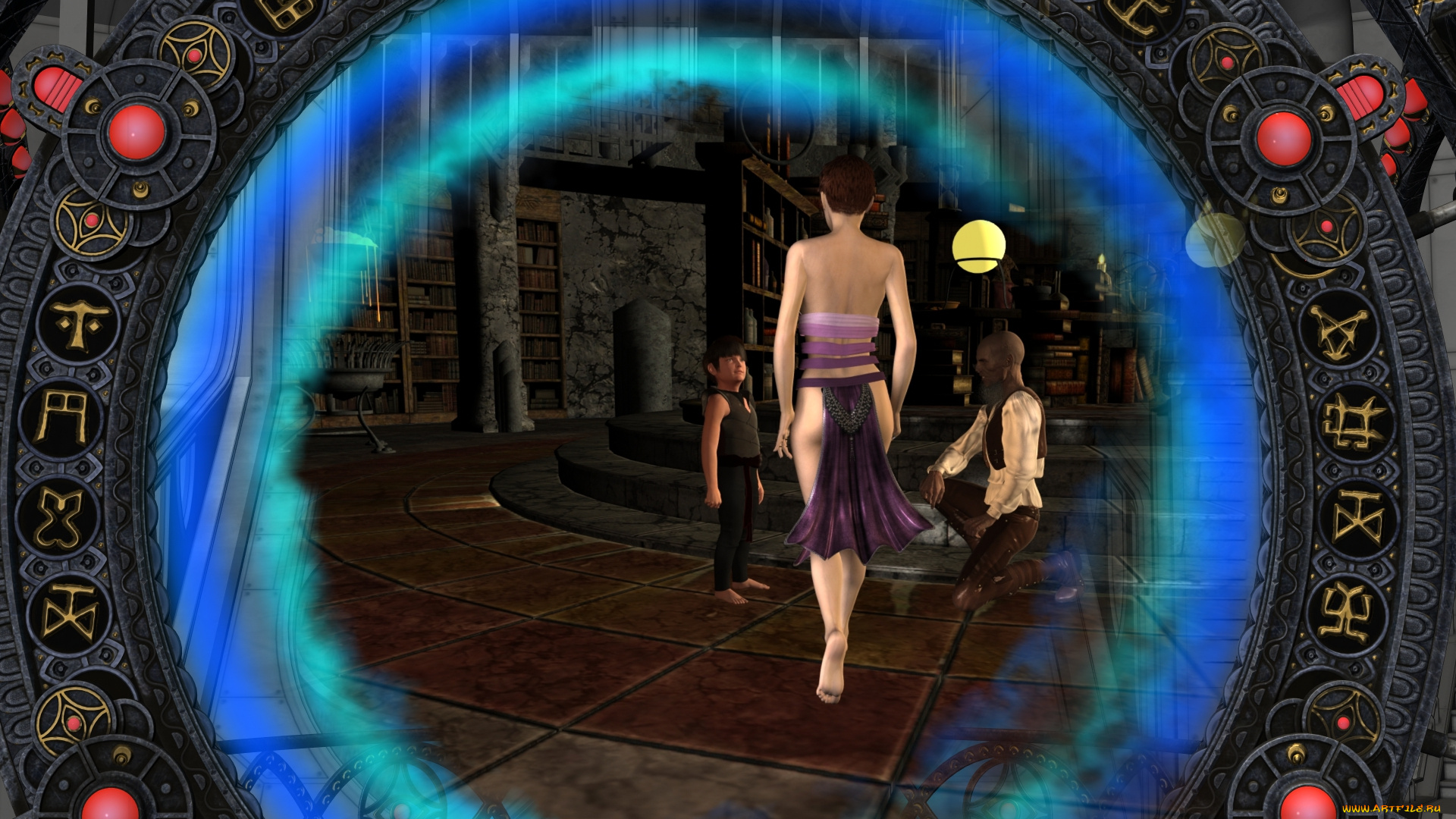 3д, графика, фантазия, , fantasy, мужчина, фон, взгляд