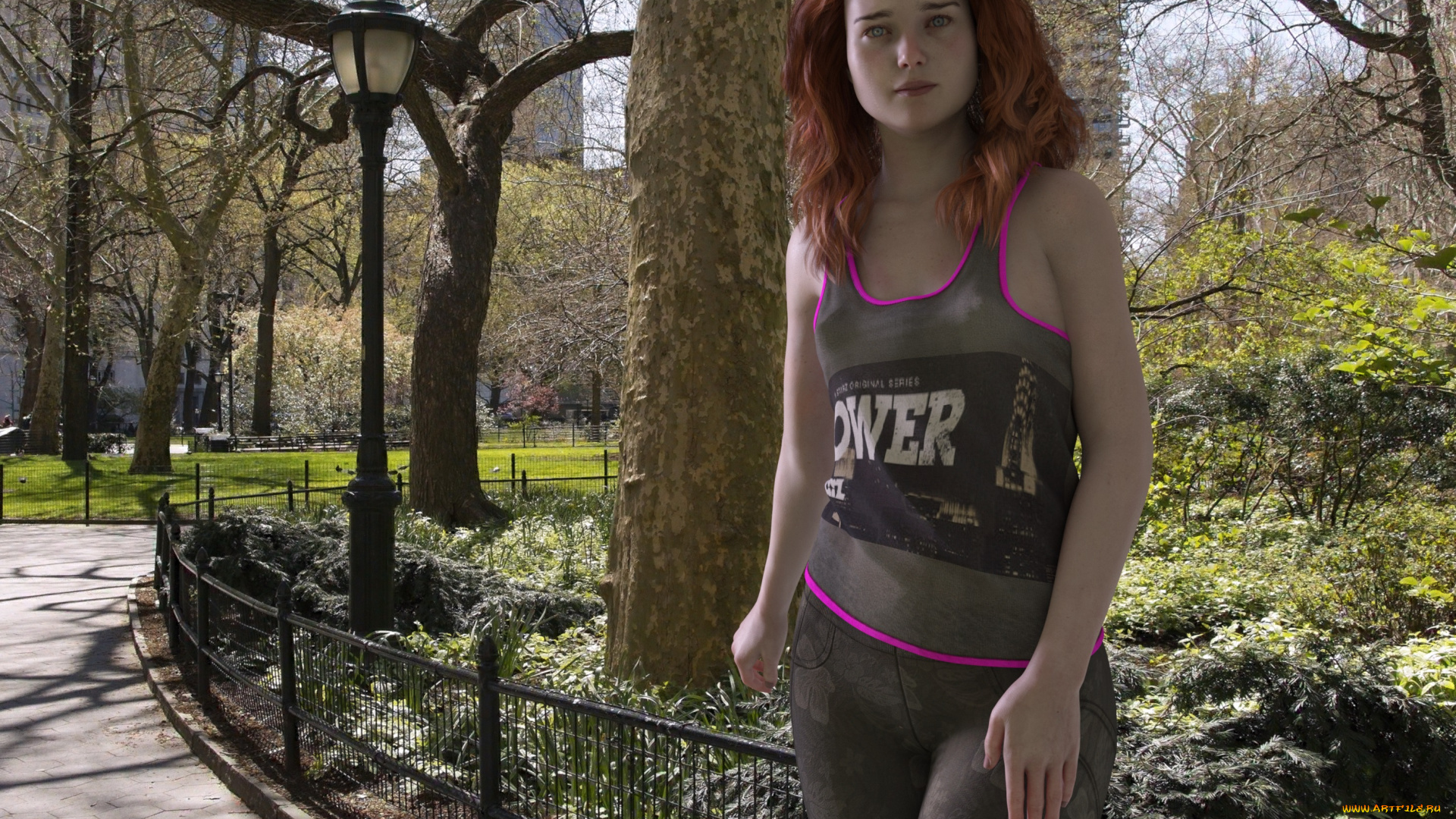 3д, графика, люди, , people, девушка, взгляд, фон