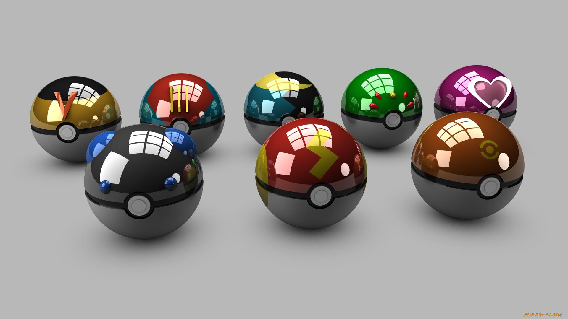 3д, графика, шары, , balls, фон, шары