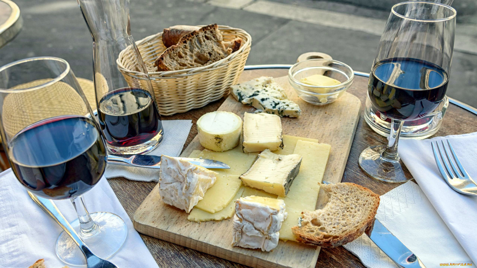 еда, сырные, изделия, ассорти, сыр, хлеб, вино