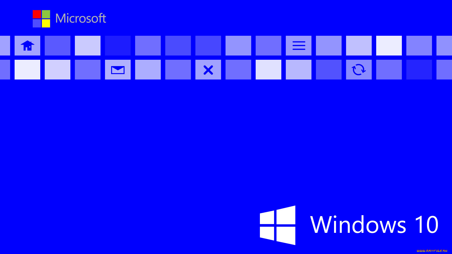 компьютеры, windows, , 10, фон, логотип