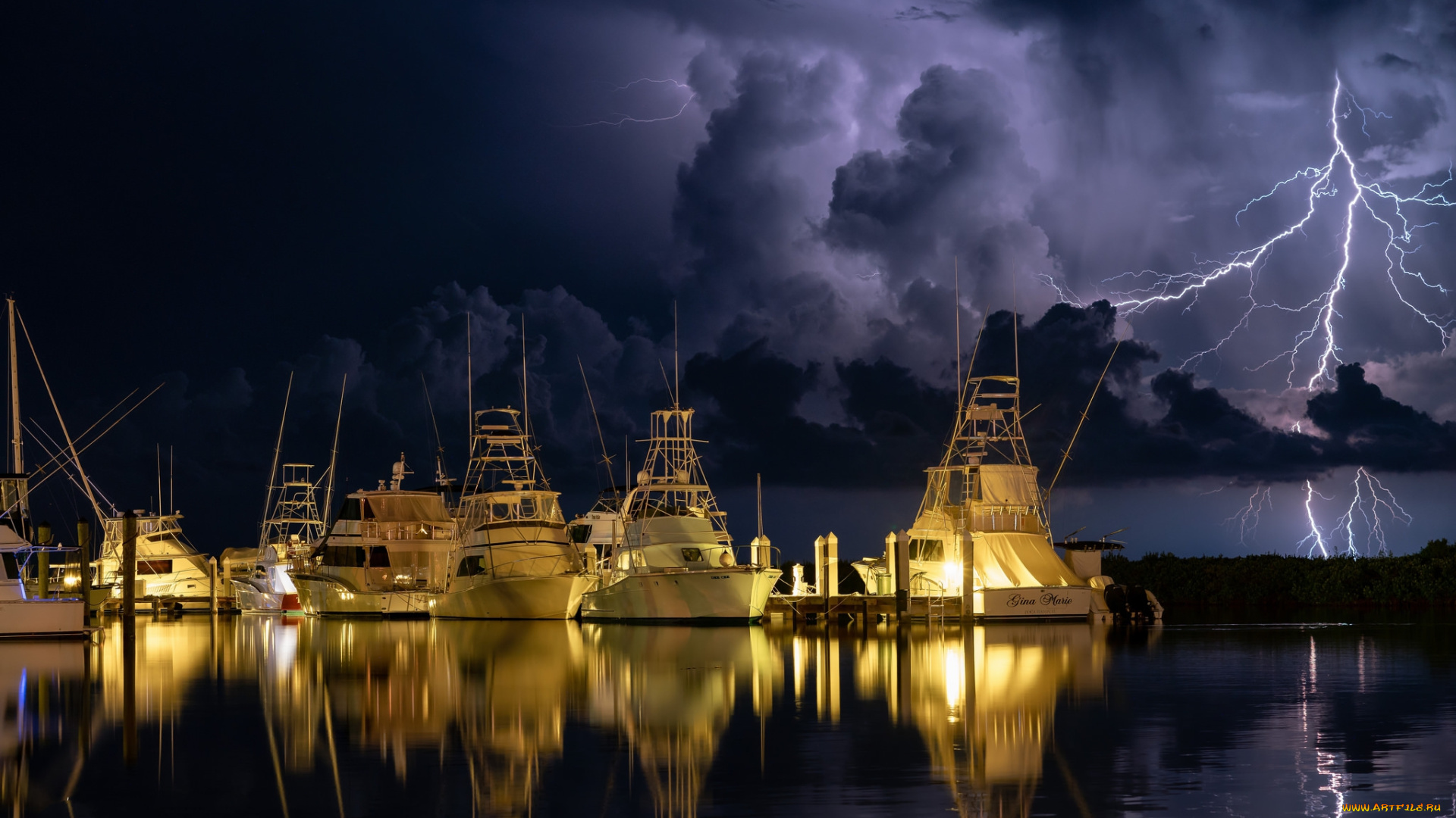 корабли, Яхты, простор