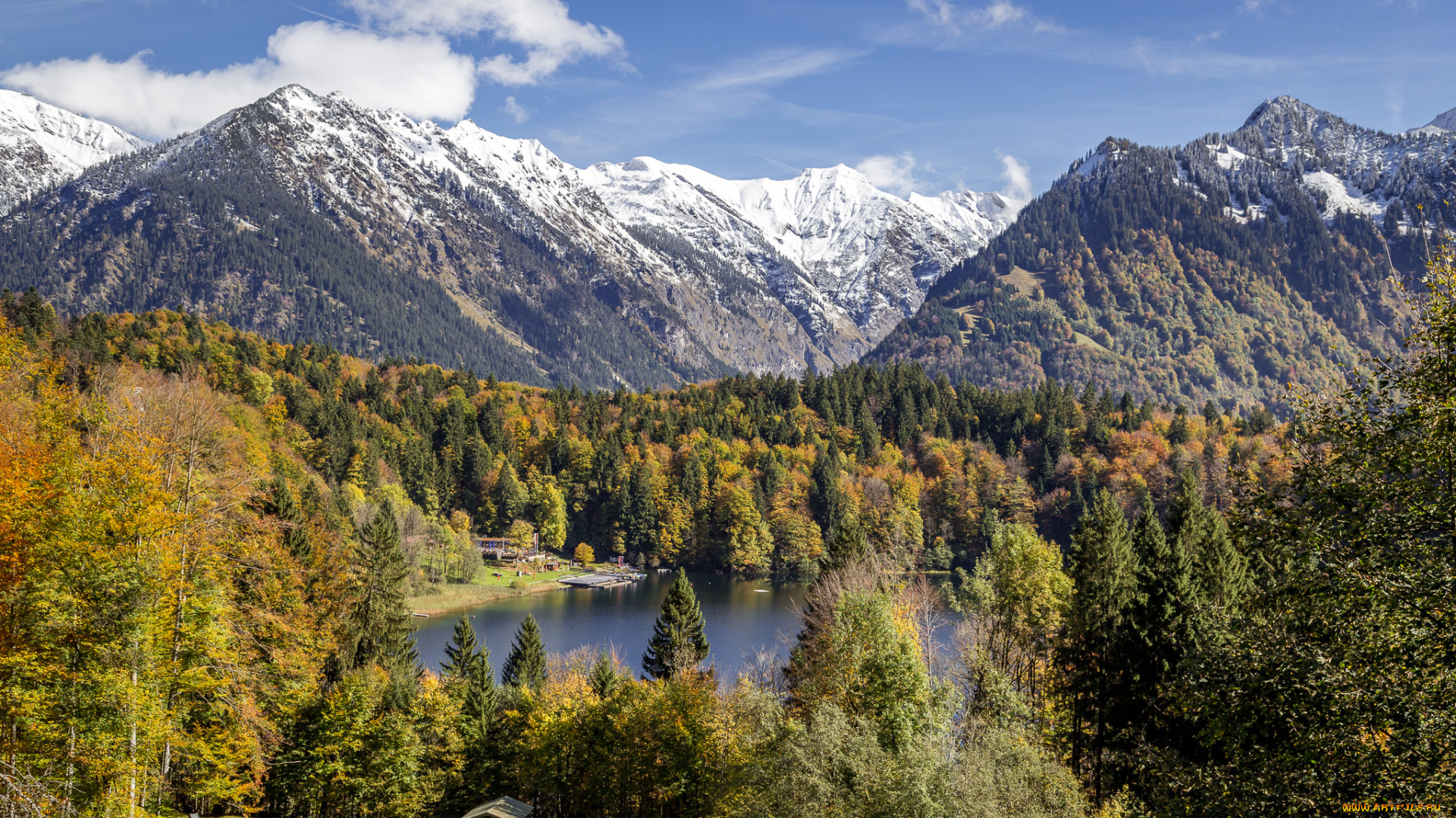 природа, горы, простор