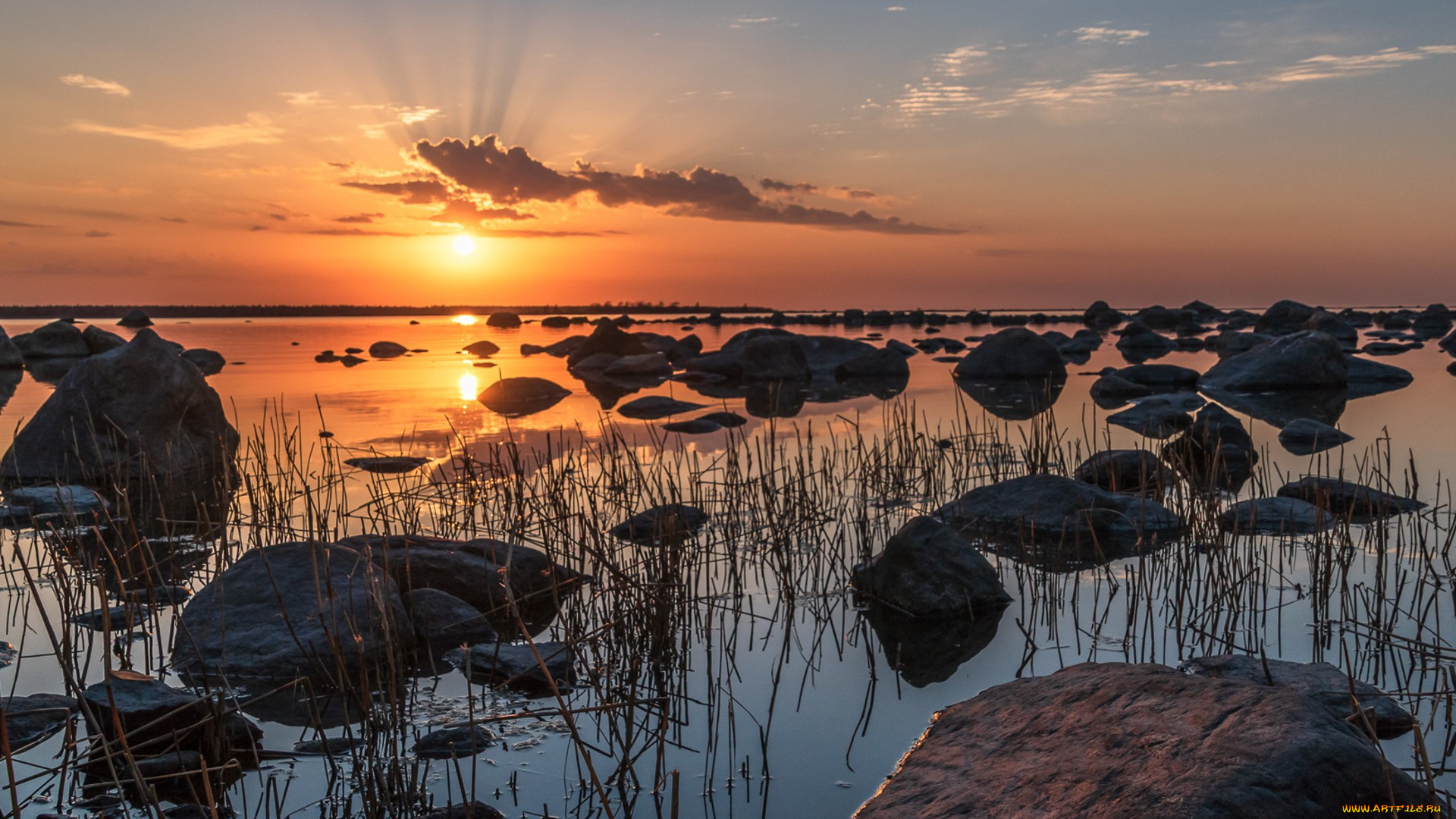 природа, восходы, закаты, простор