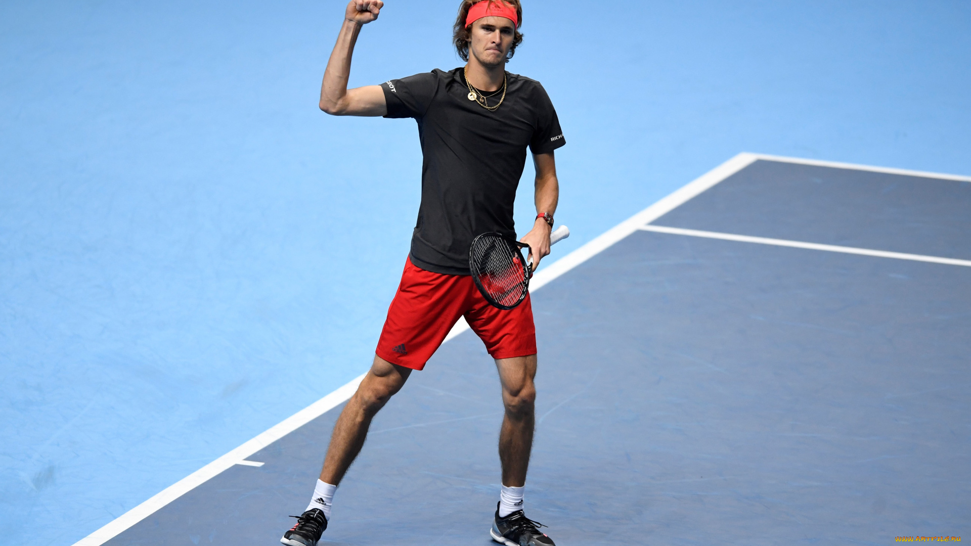 спорт, теннис, alexander, zverev, игра, ракетка, взгляд, корт, фон, мужчина