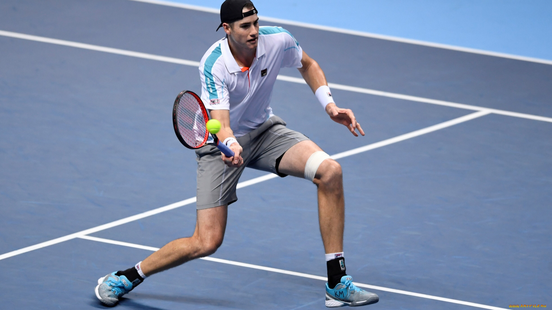 спорт, теннис, корт, взгляд, фон, мужчина, ракетка, alexander, zverev, игра