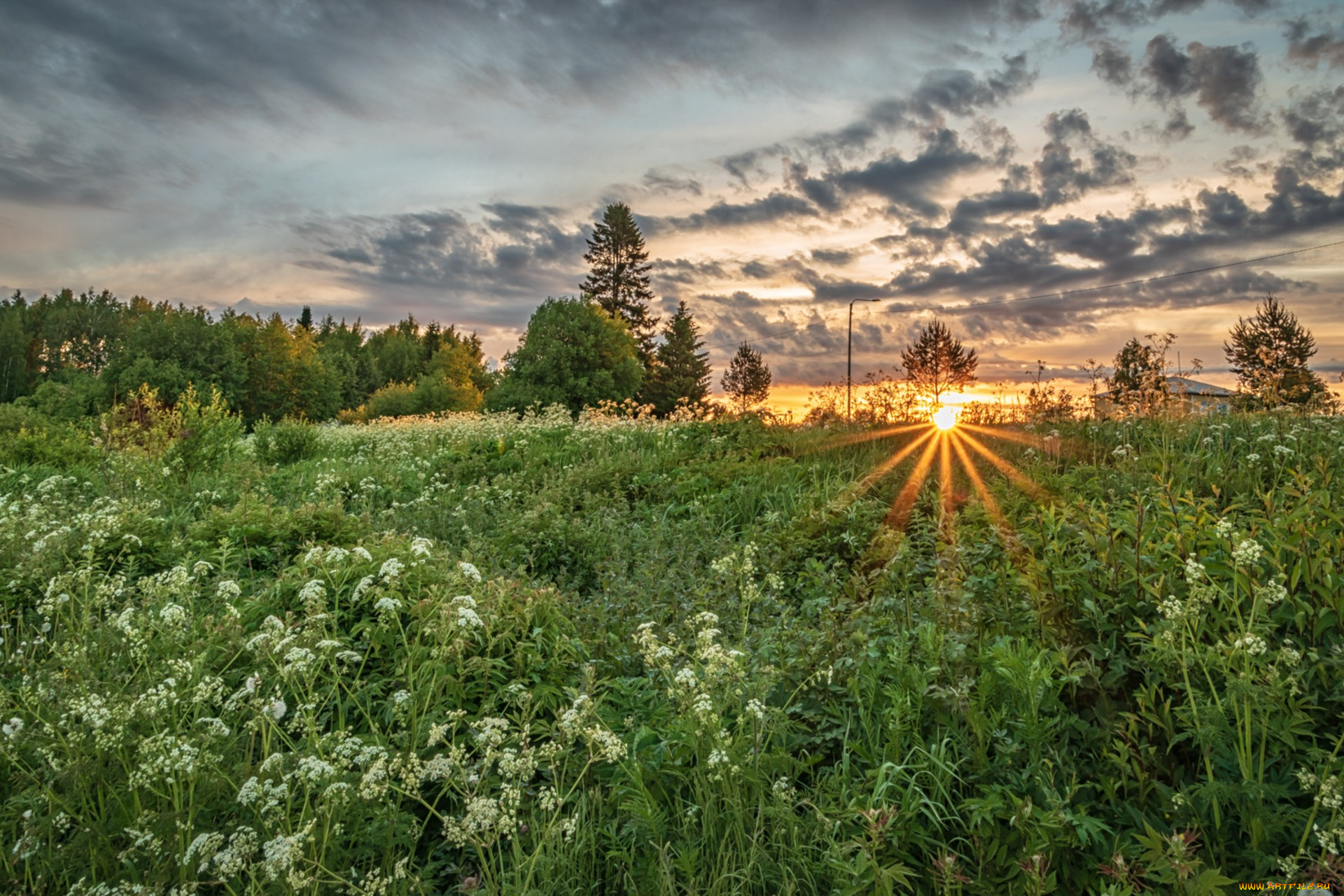 природа, восходы, закаты, простор