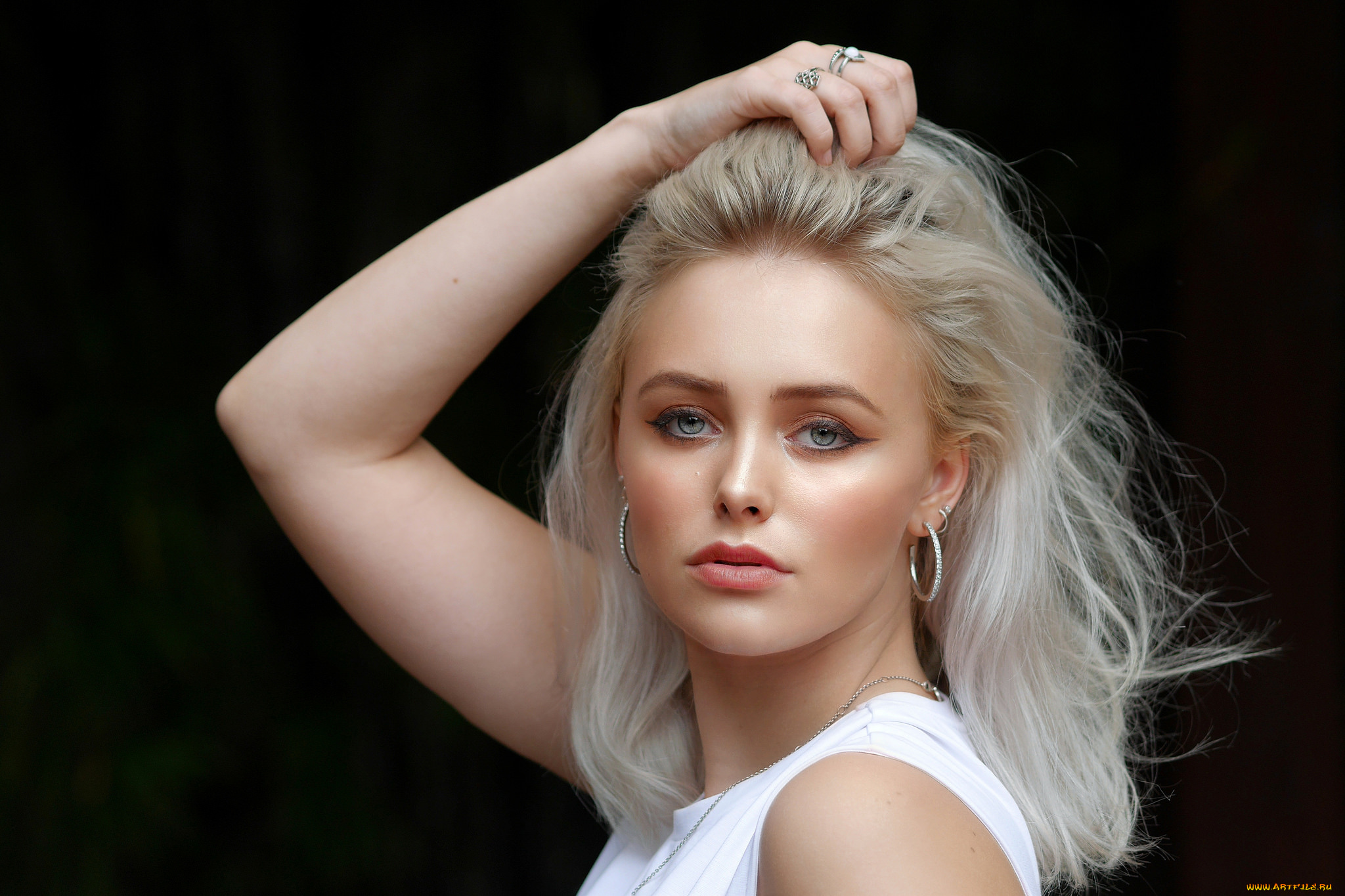 девушки, abbie, charlotte, взгляд, abbie, charlotte, лицо