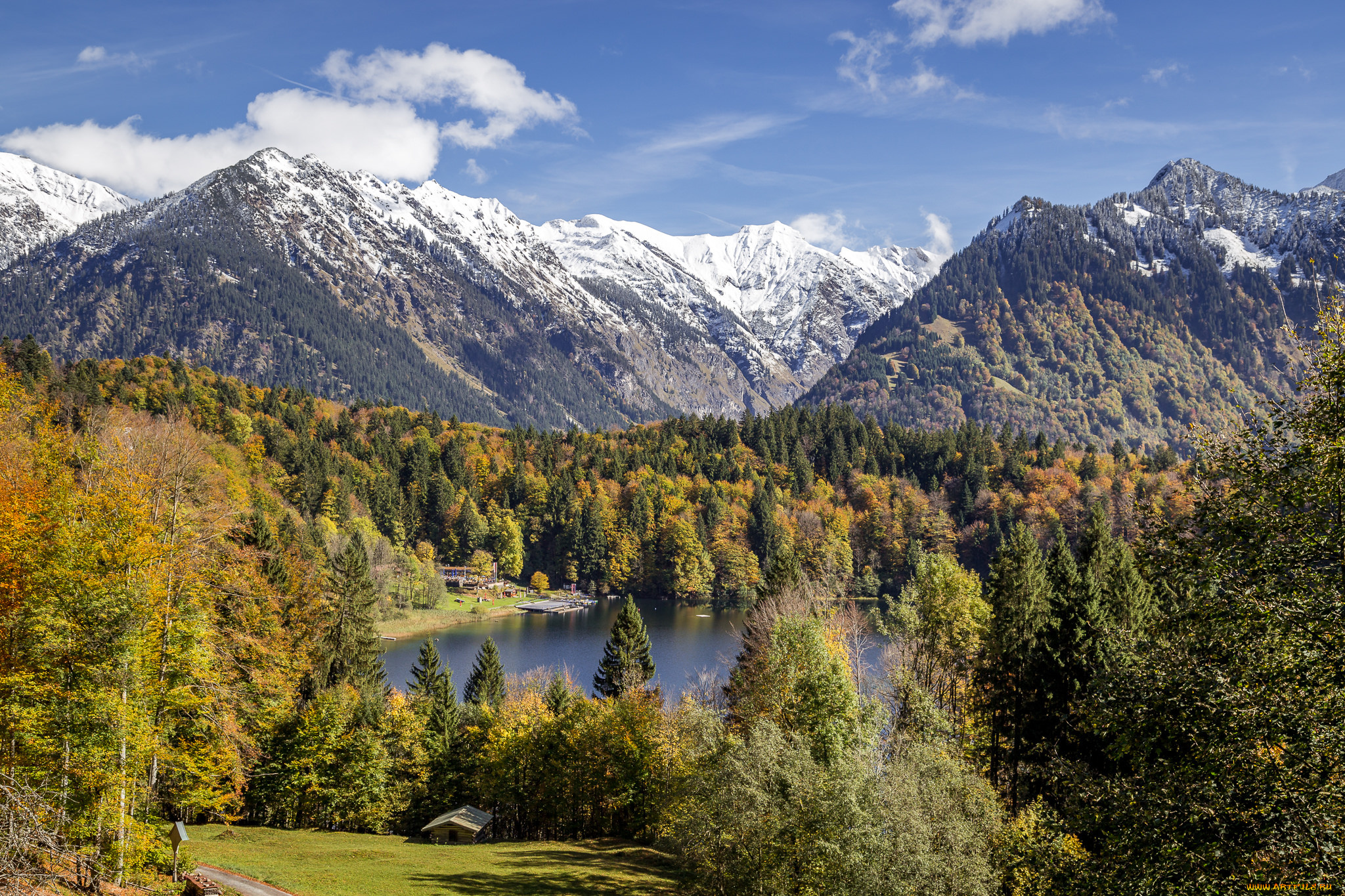 природа, горы, простор