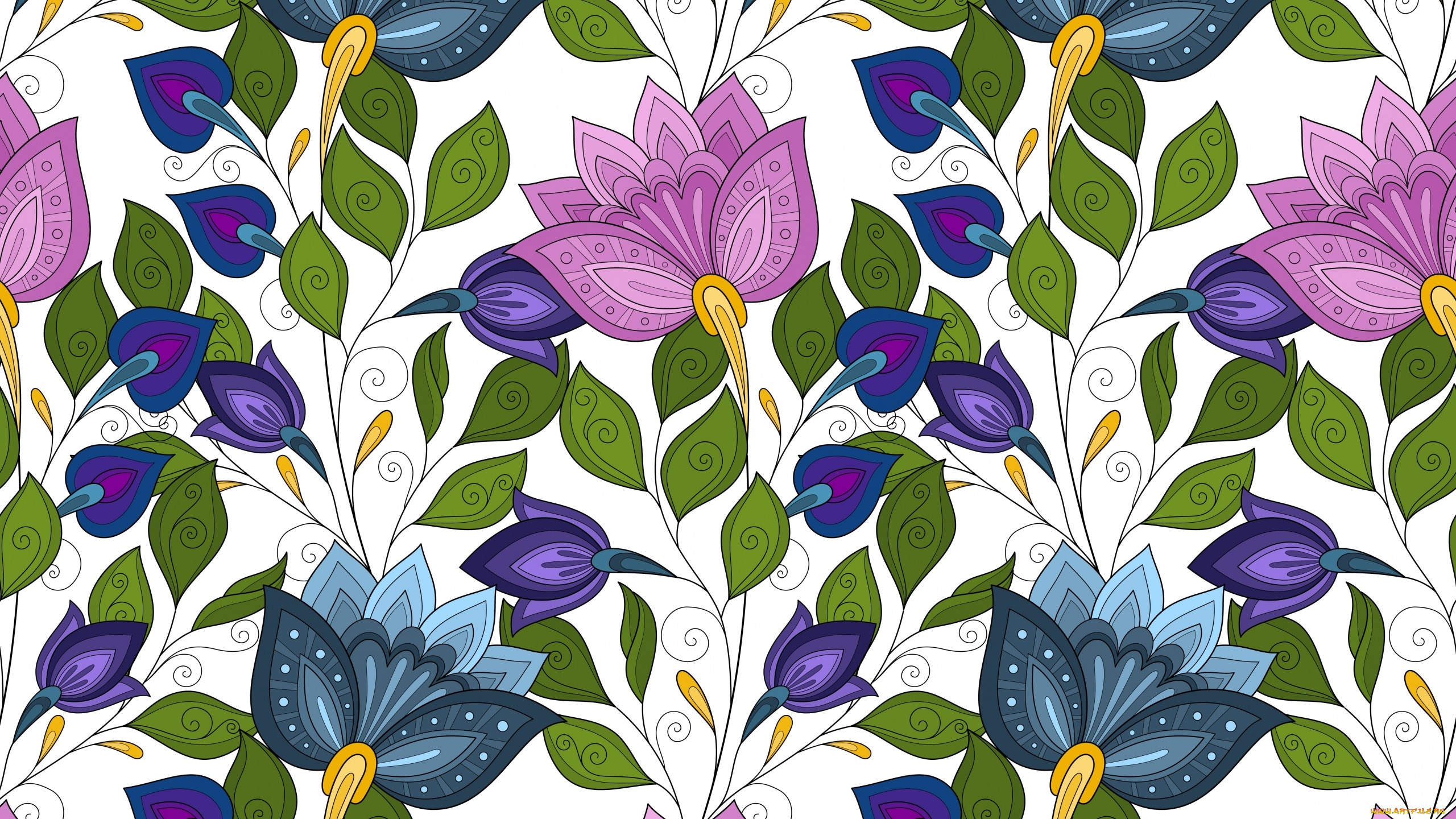 векторная, графика, цветы, , flowers, цветы, лепестки, фон