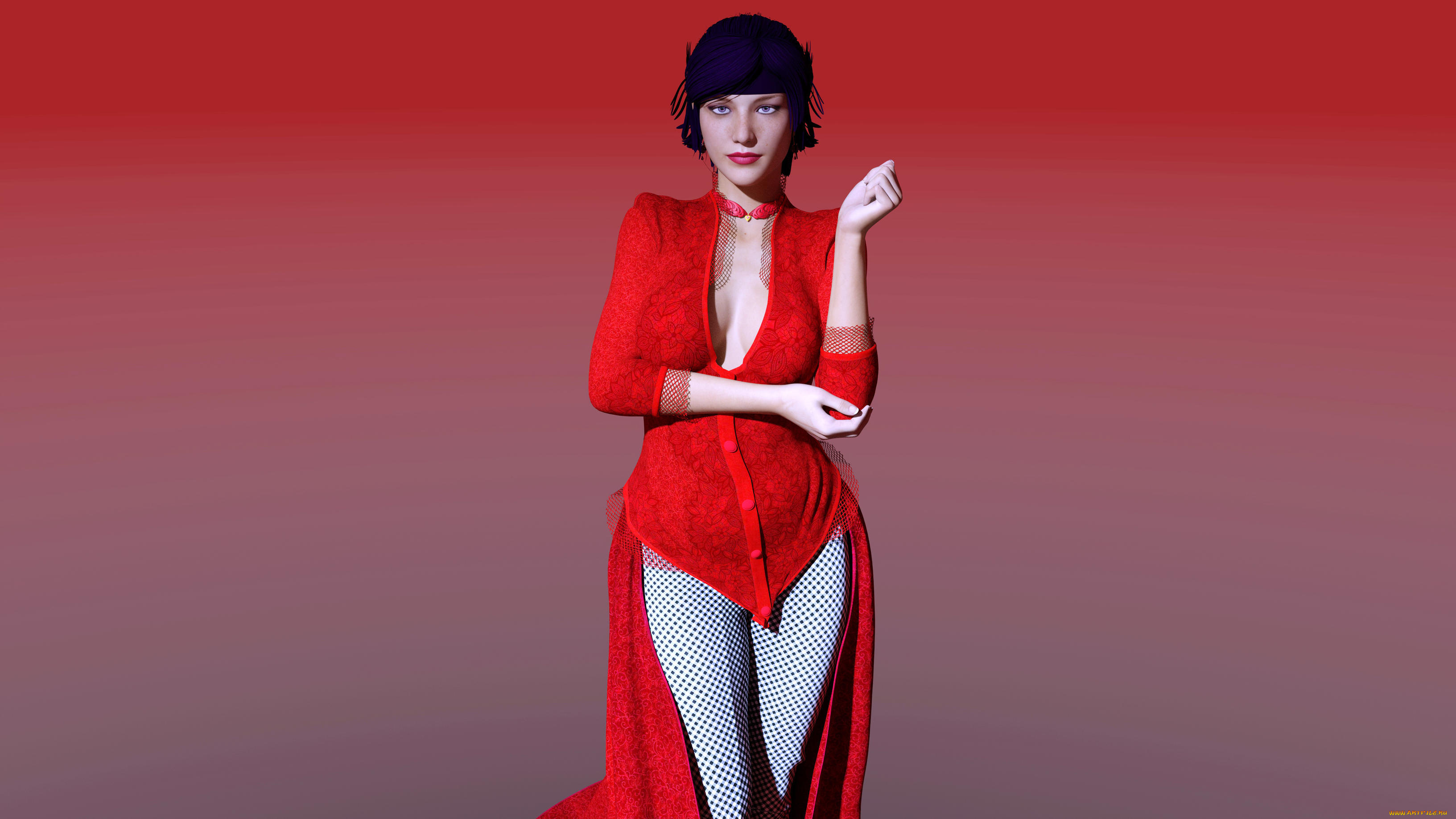 3д, графика, люди, , people, фон, взгляд, девушка