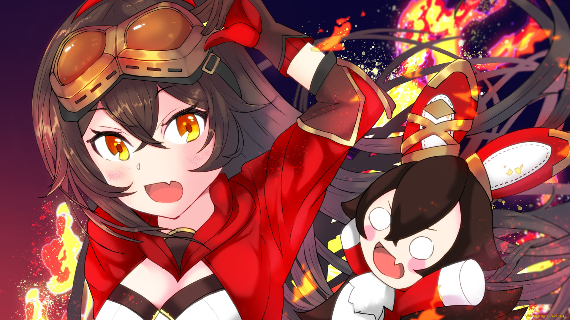 аниме, genshin, impact, genshin, impact