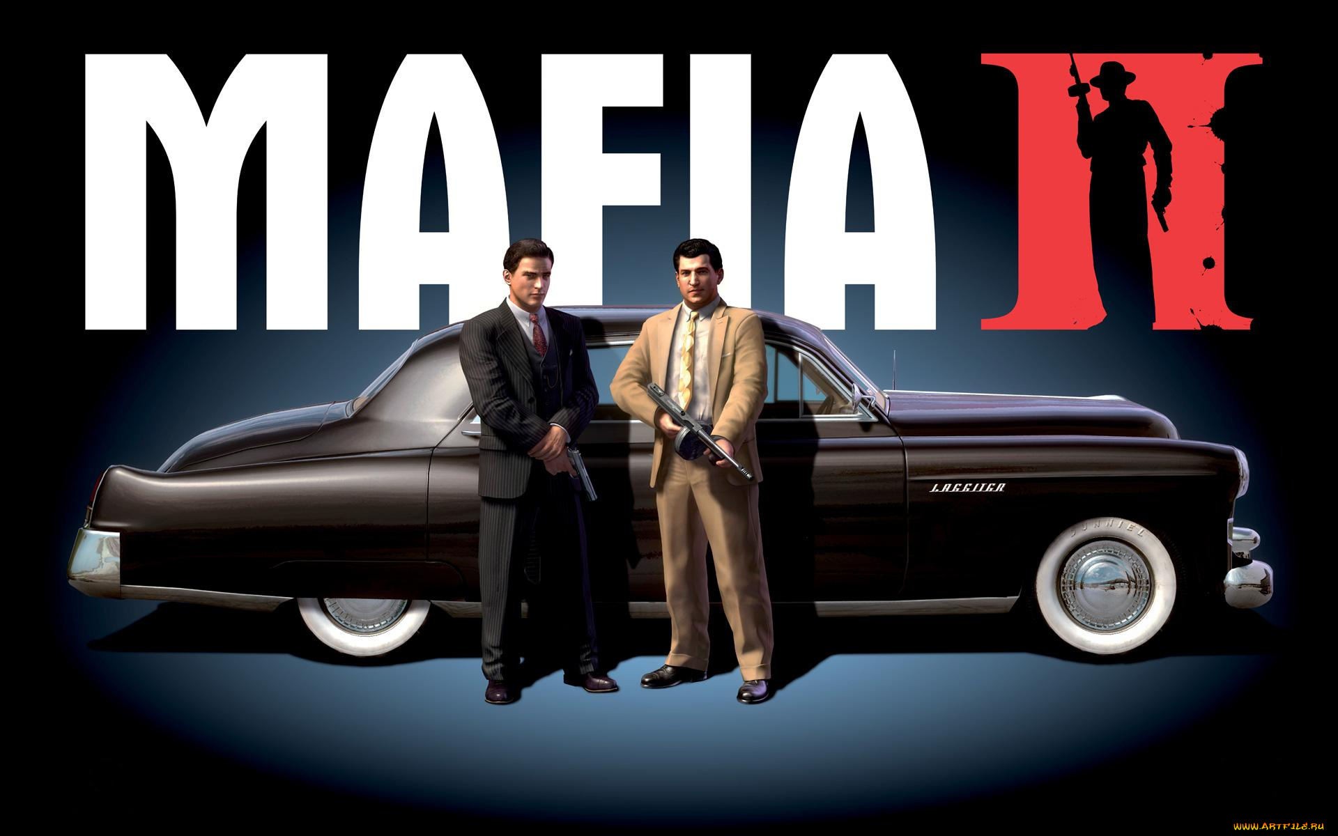 видео, игры, mafia, ii, мафия, бандиты, оружие, машина