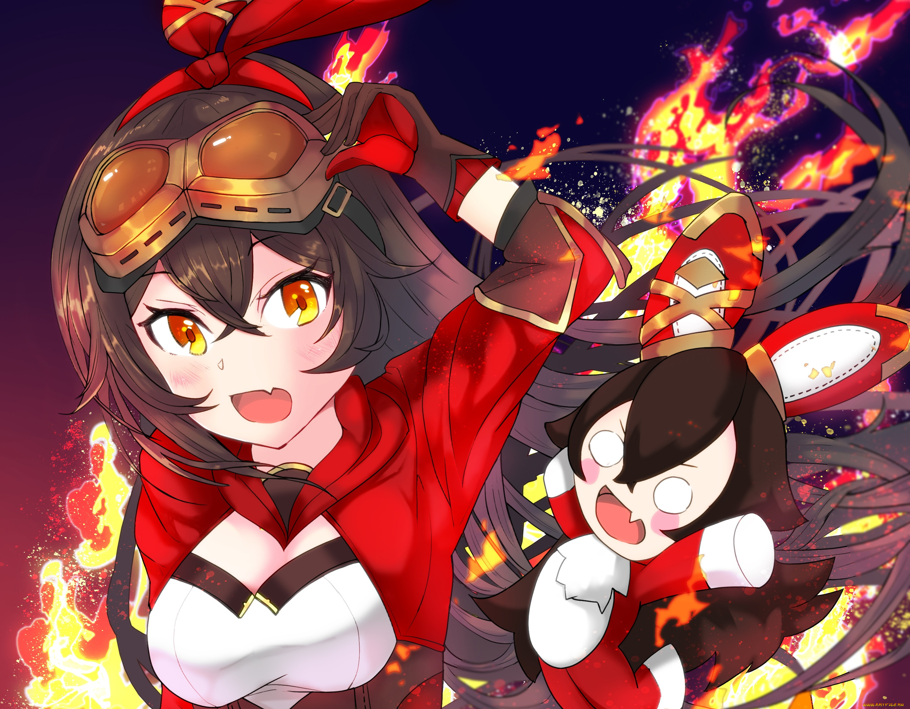 аниме, genshin, impact, genshin, impact