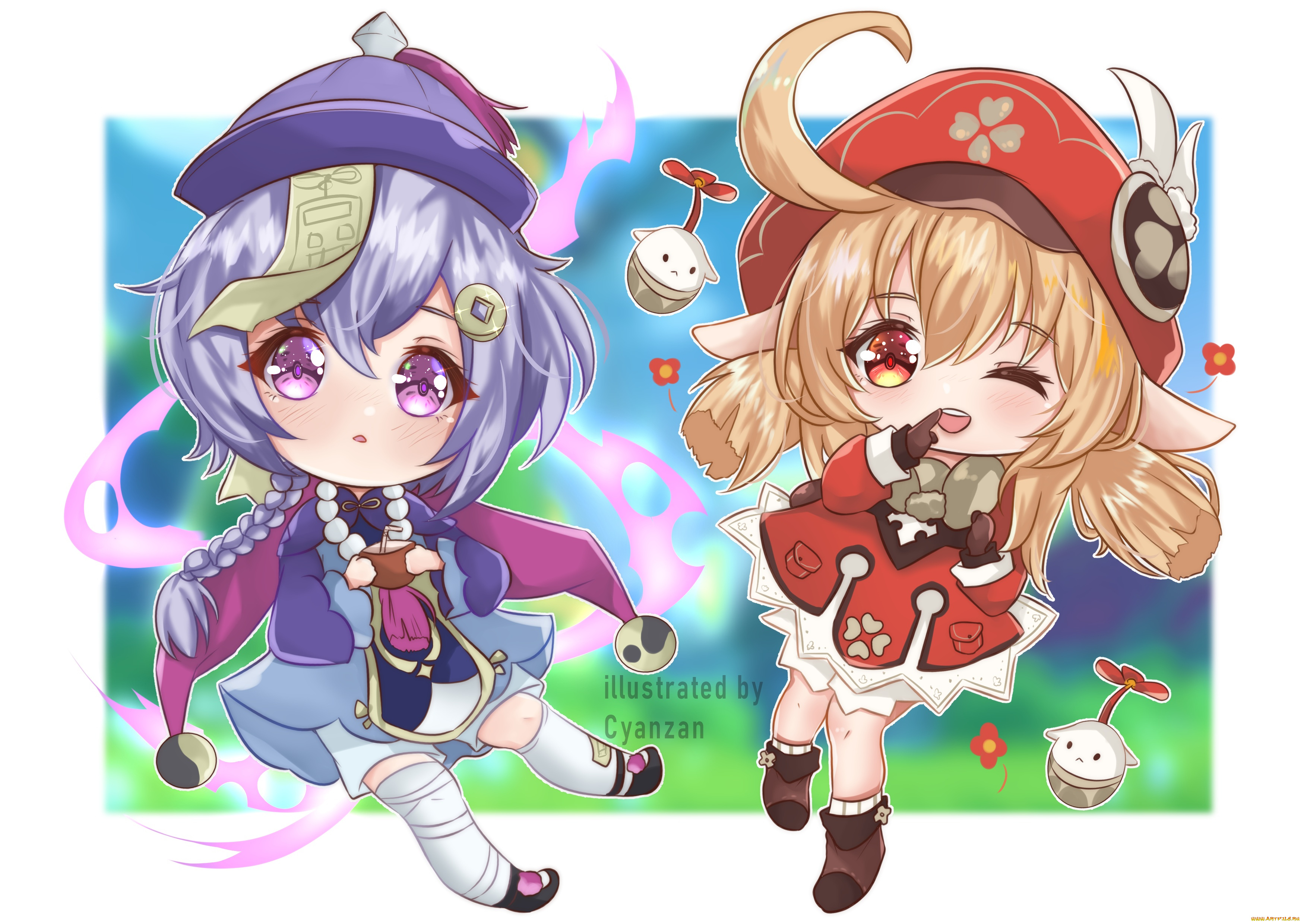 аниме, genshin, impact, genshin, impact