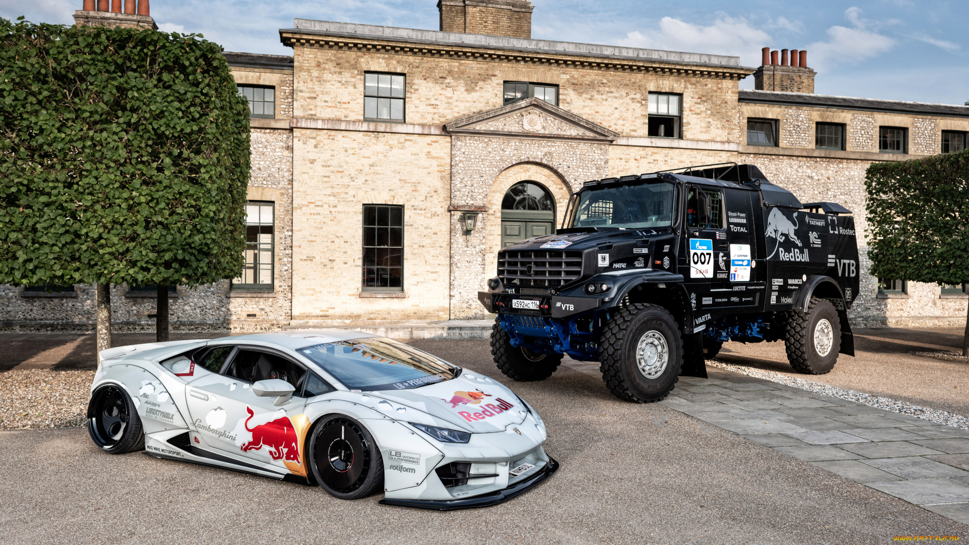 автомобили, разные, вместе, kamaz, lambo, urracane, libertywalk