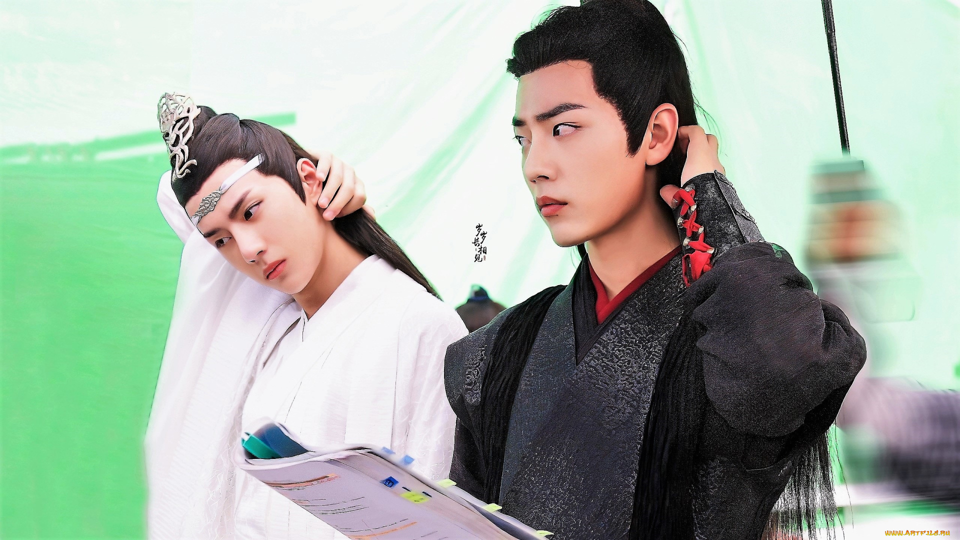 разное, знаменитости, ван, ибо, сяо, чжань, костюмы, съемки