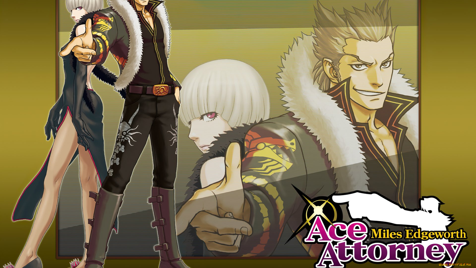видео, игры, ace, attorney, , investigations, -, miles, edgeworth, персонажи