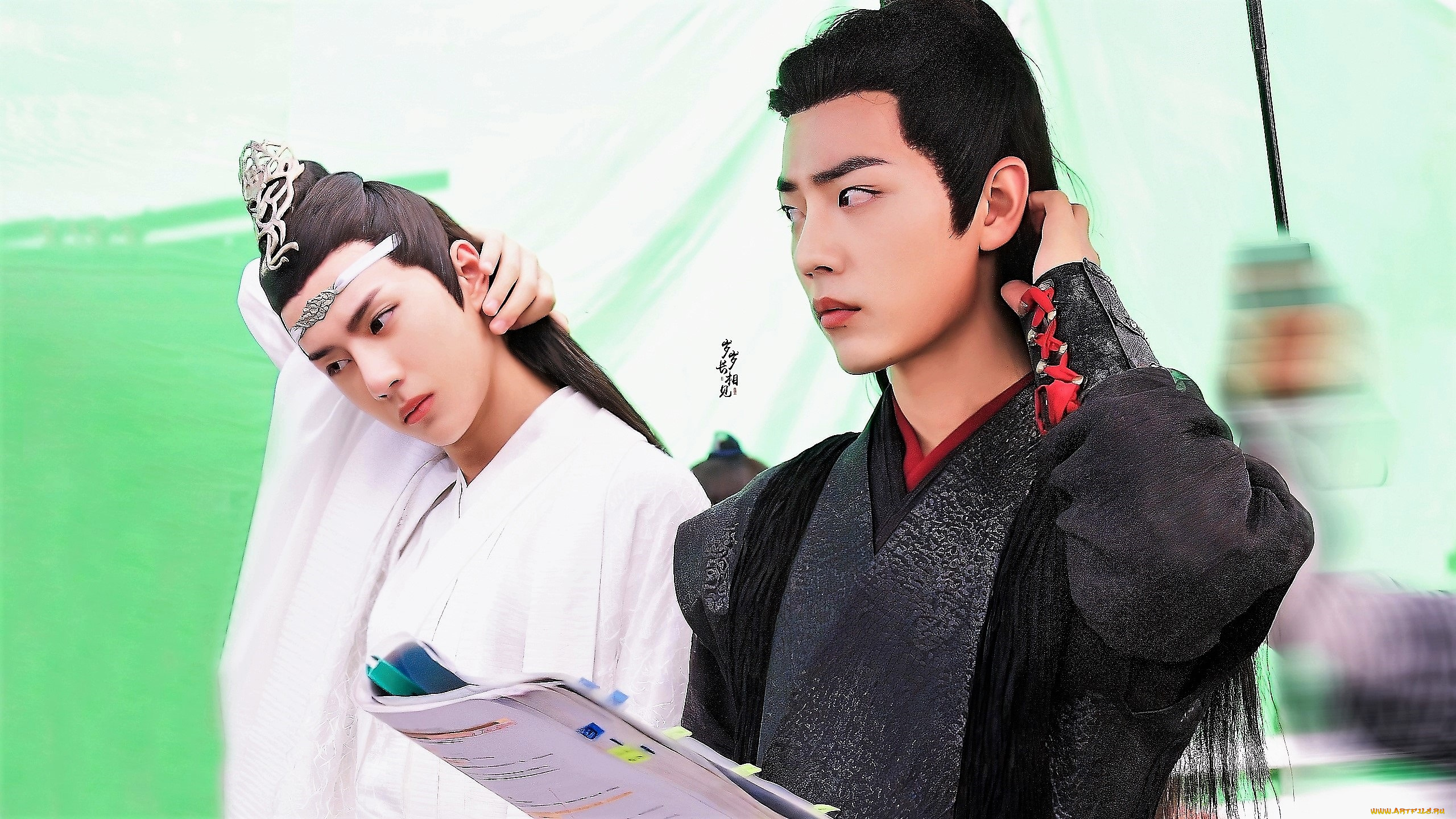 разное, знаменитости, ван, ибо, сяо, чжань, костюмы, съемки