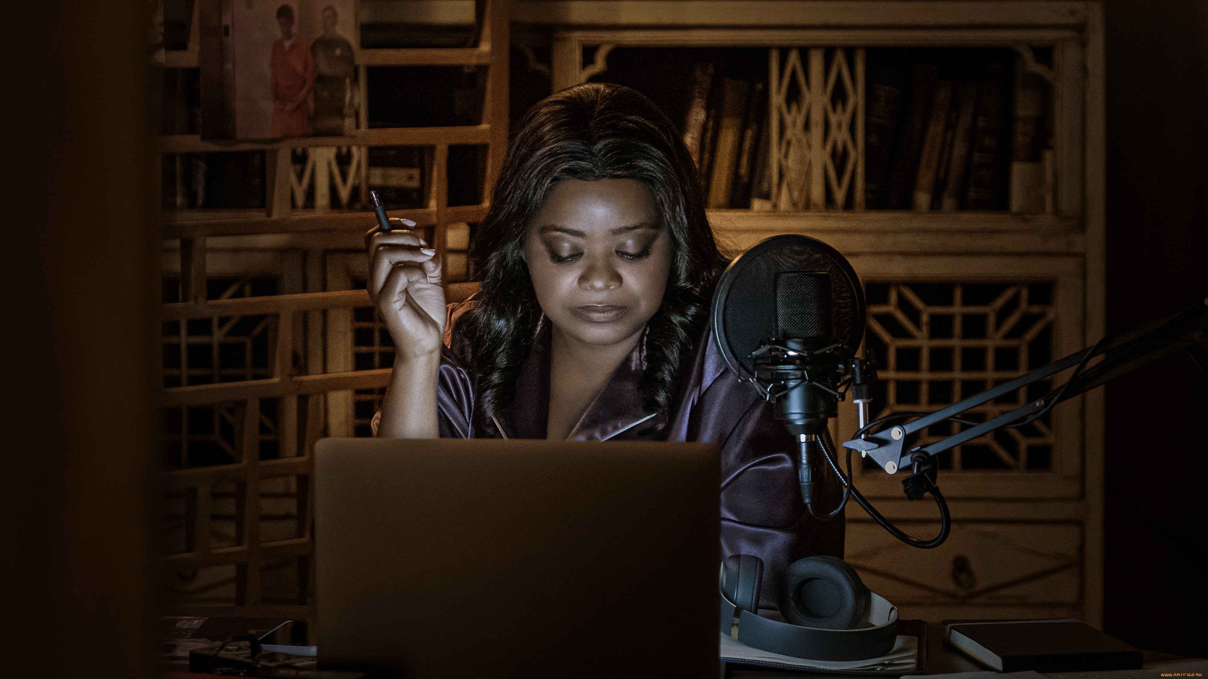 кино, фильмы, truth, be, told, , сериал, женщина, микрофон, компьютер