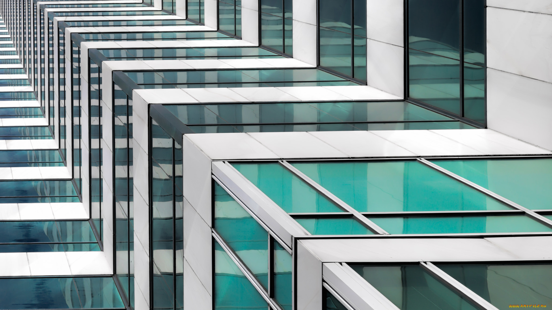 города, -, здания, , дома, архитектура, окно, бирюза, стекло, здание, металл, небоскреб