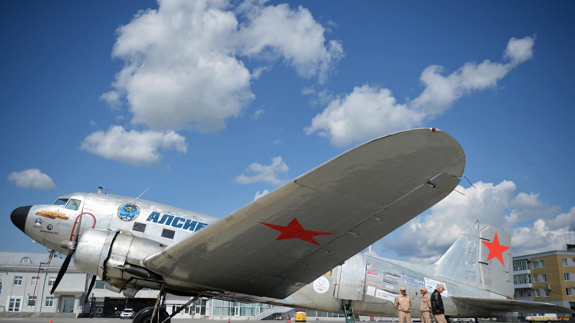 авиация, пассажирские, самолёты, дуглас, dc3, алсиб, облет, территорий, рф, икона, cерафим, cаровский