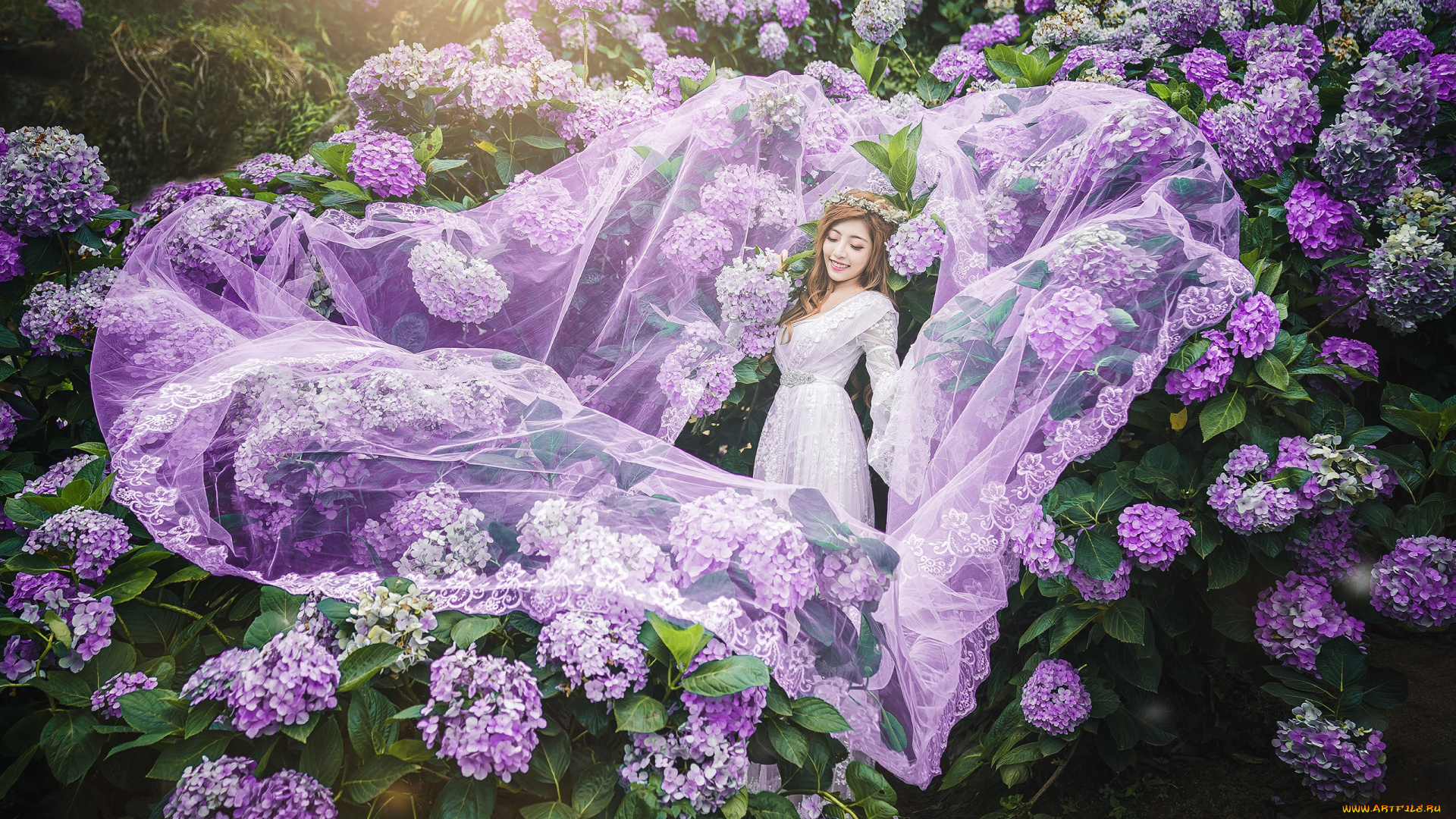 девушки, -, рыжеволосые, и, разноцветные, девушка