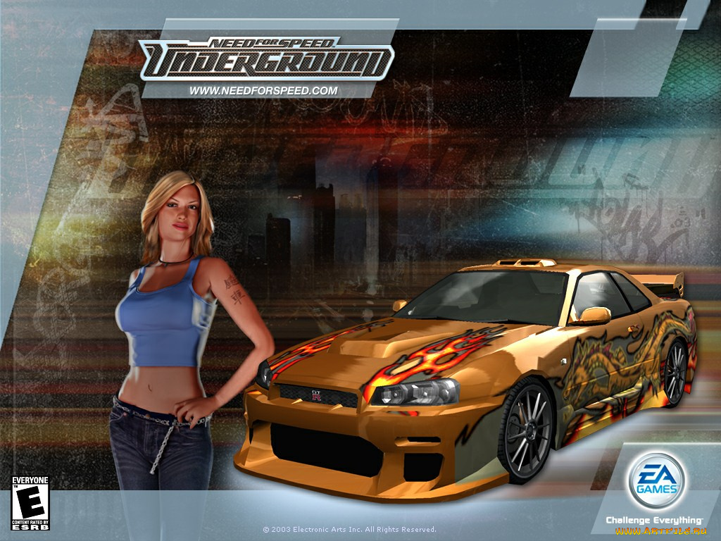 nfs, undergraund, видео, игры, need, for, speed, underground