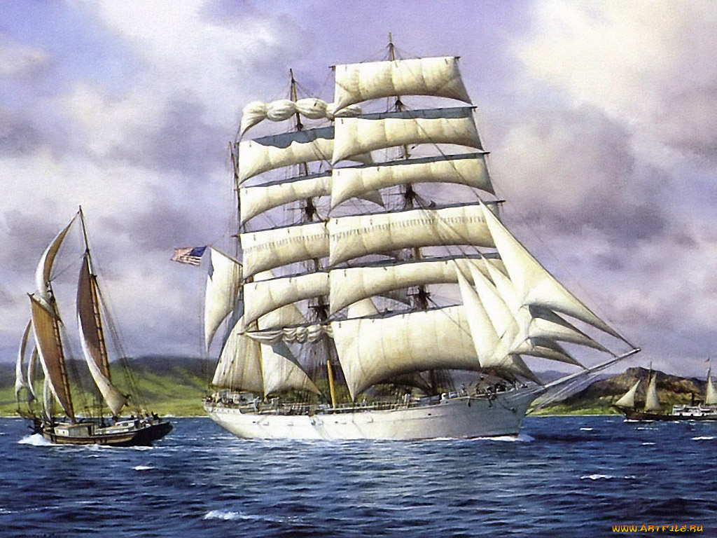 mark, myers, the, kaiulani, off, diamond, head, корабли, рисованные