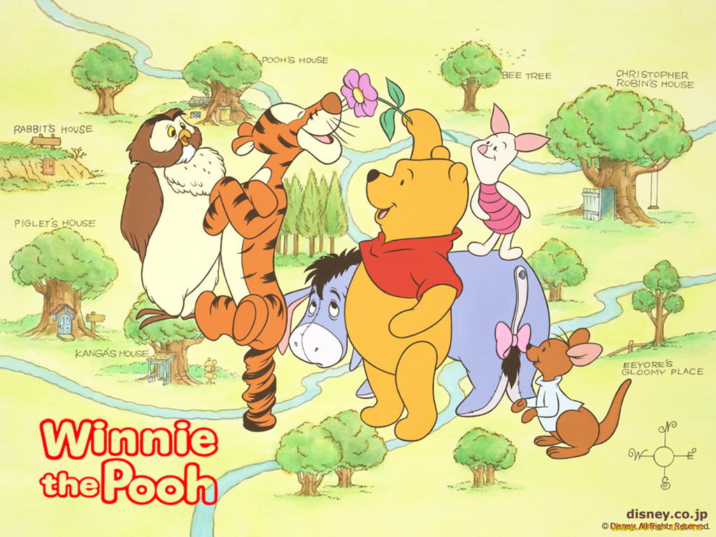 мультфильмы, winnie, the, pooh