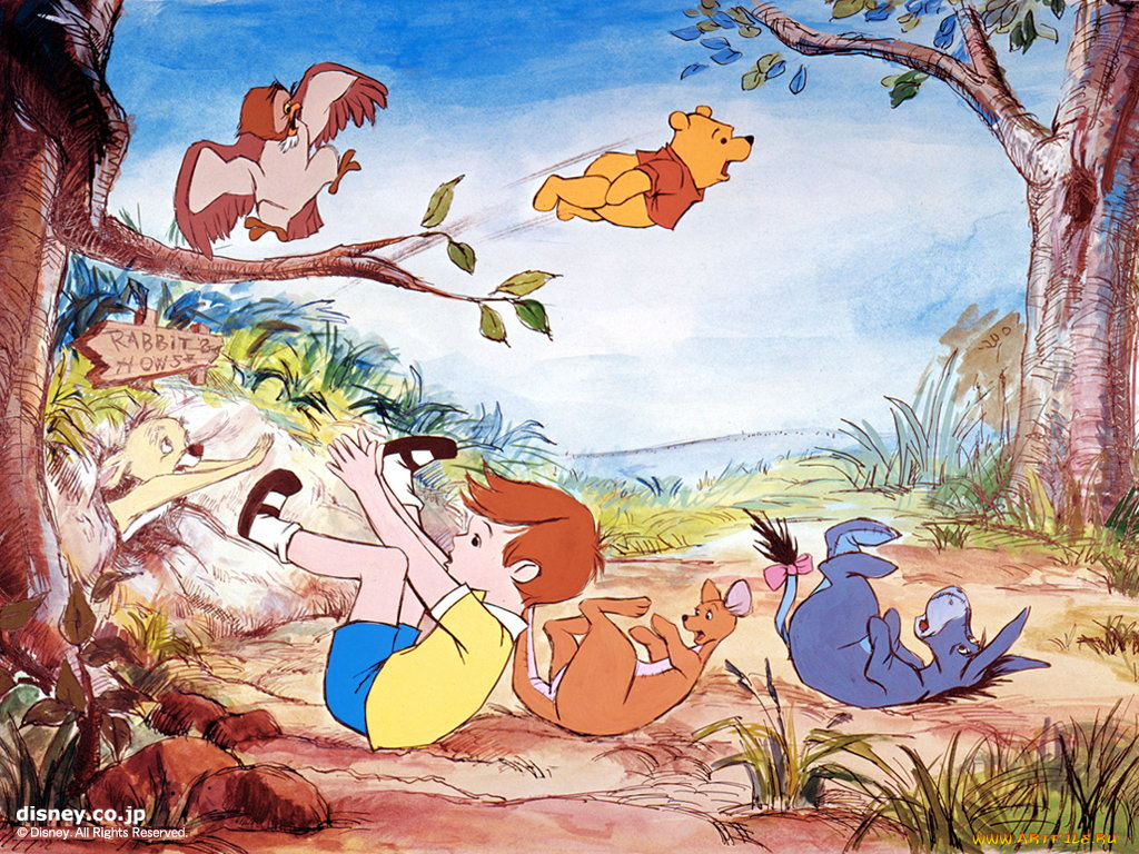 мультфильмы, winnie, the, pooh