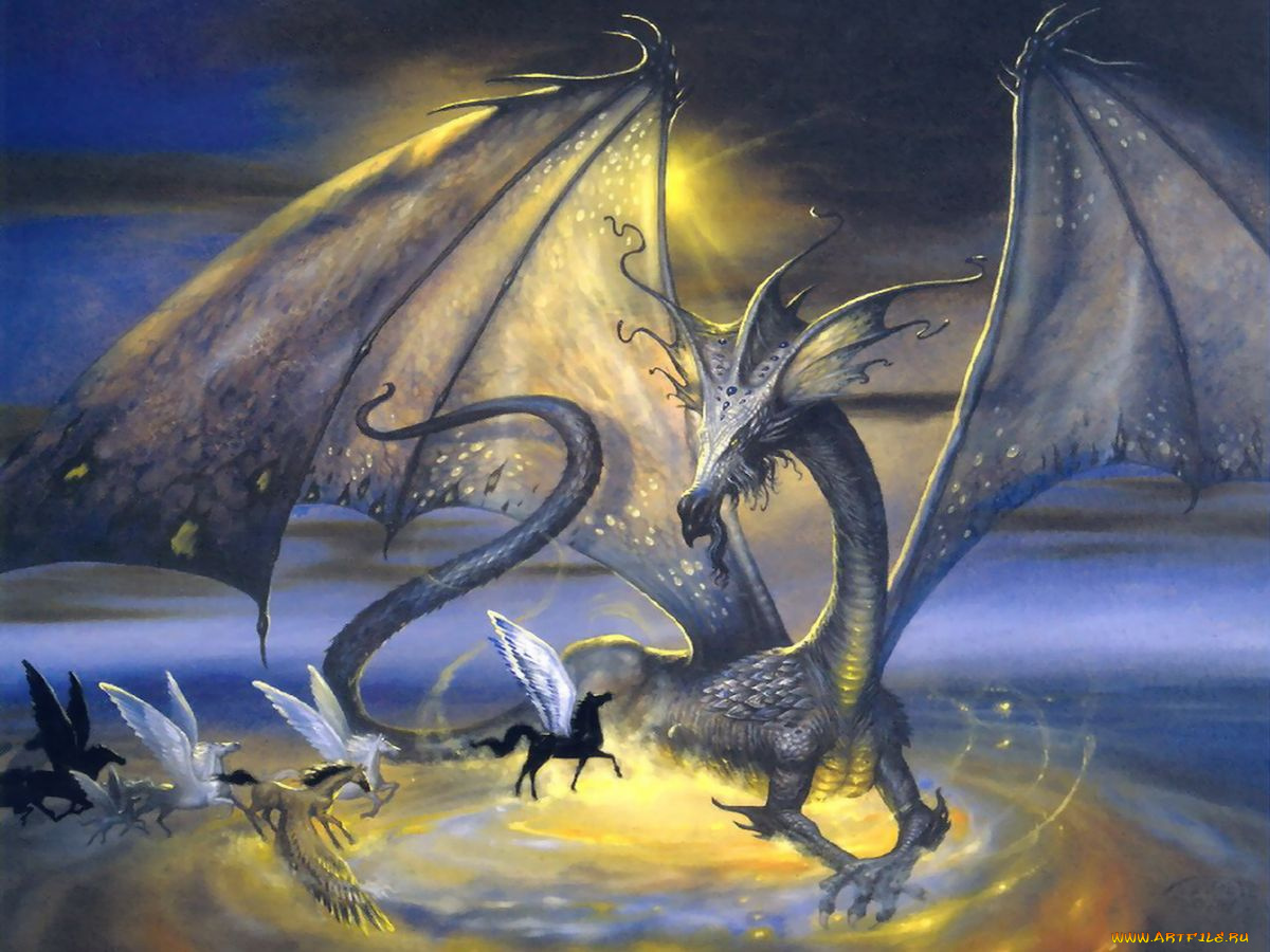 фэнтези, драконы